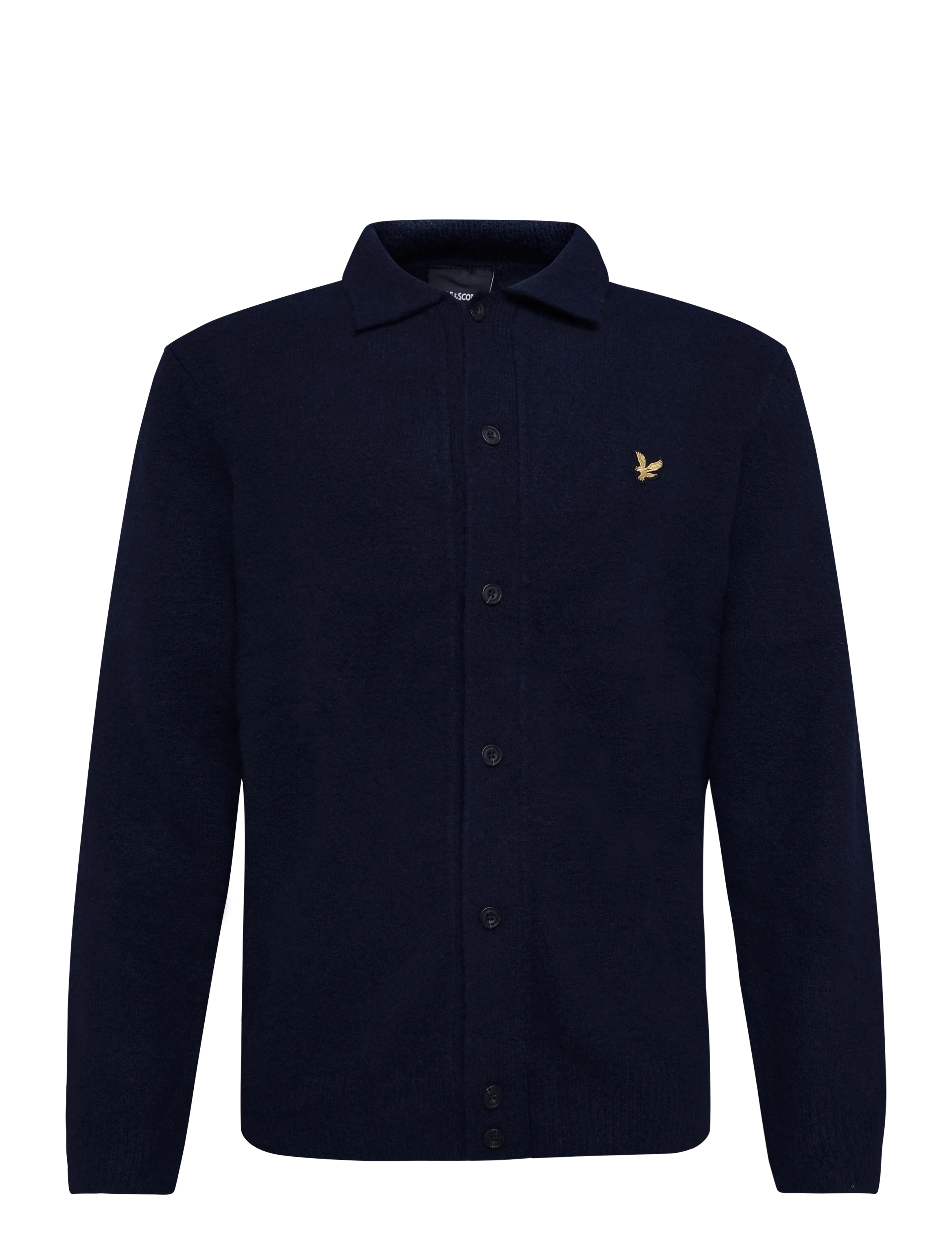 Lyle & Scott Brushed Knitted Shirt - Kleidung - DARK NAVY / navy