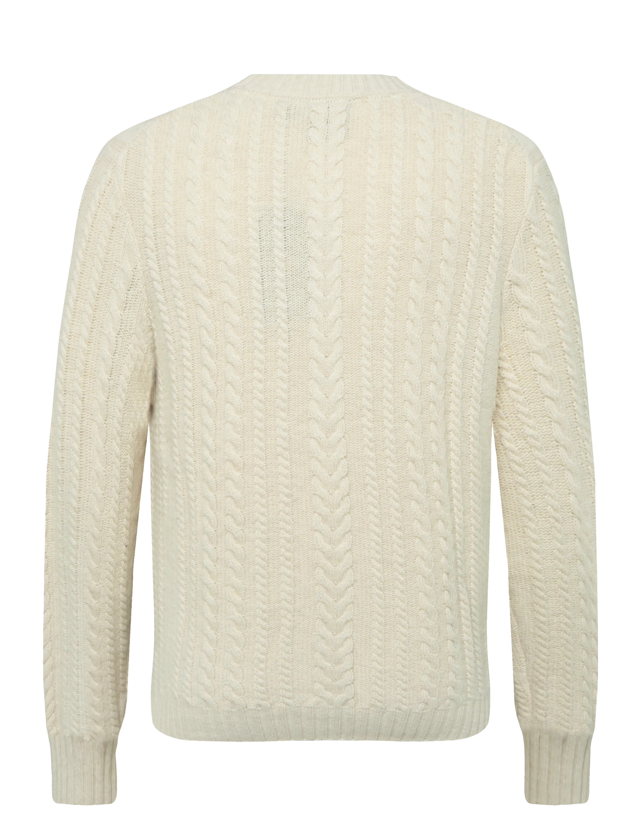 Lyle & Scott - Cable Knit Crew Neck Jumper - rundhals - putty marl - 1