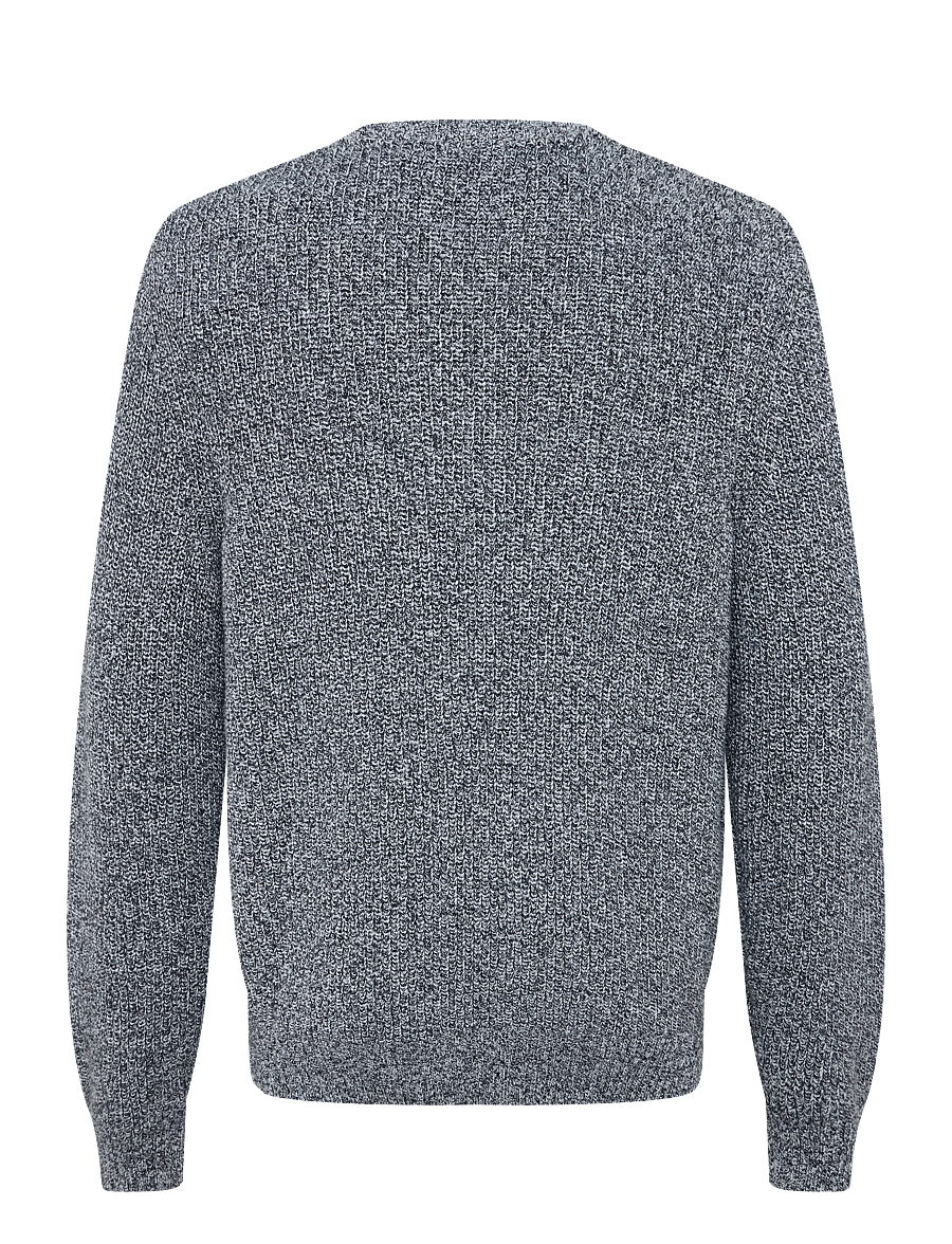 Lyle & Scott - Static Marl Crew Neck Jumper - rundhalsad - dark pepper marl - 1