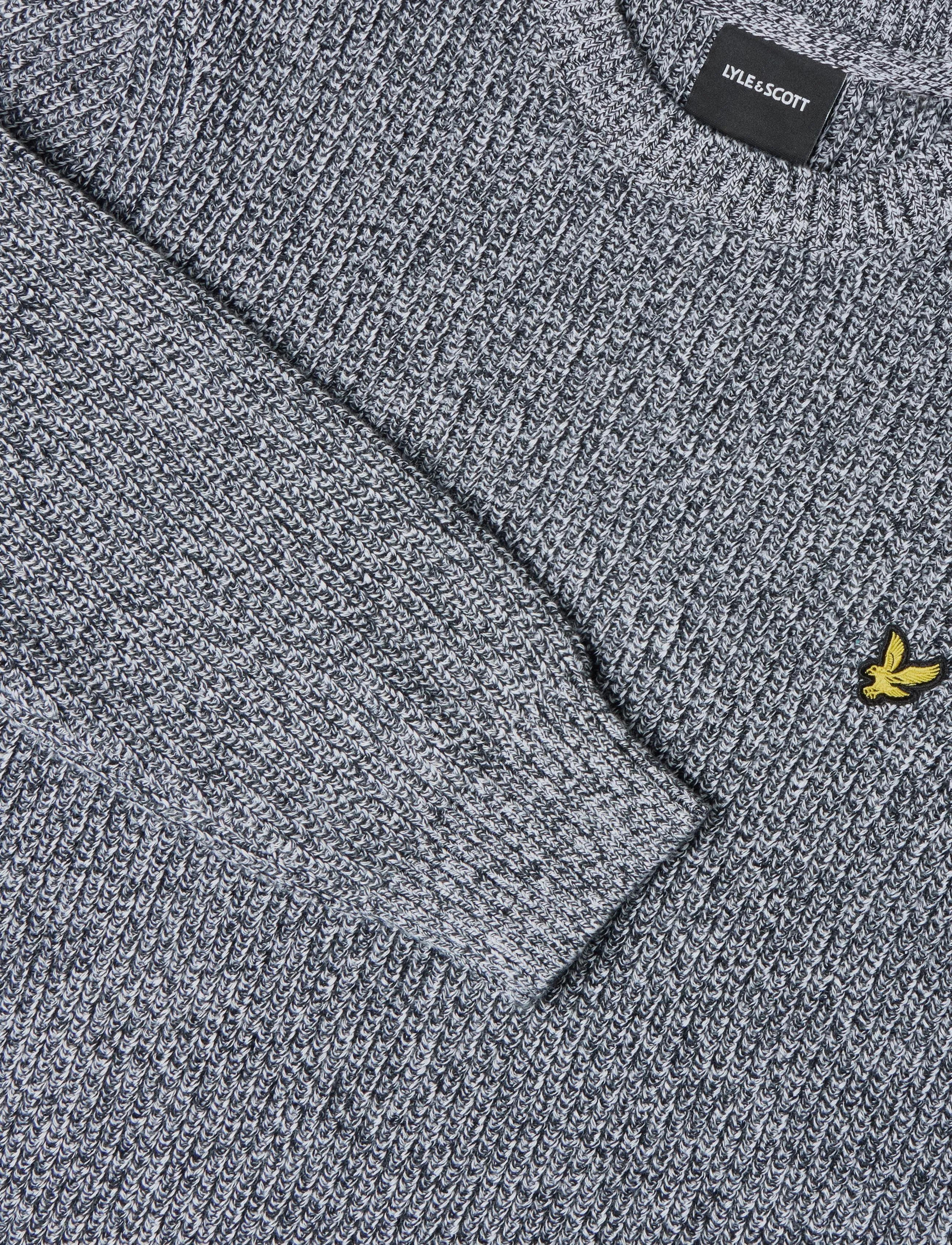 Lyle & Scott - Static Marl Crew Neck Jumper - rundhalsad - dark pepper marl - 2