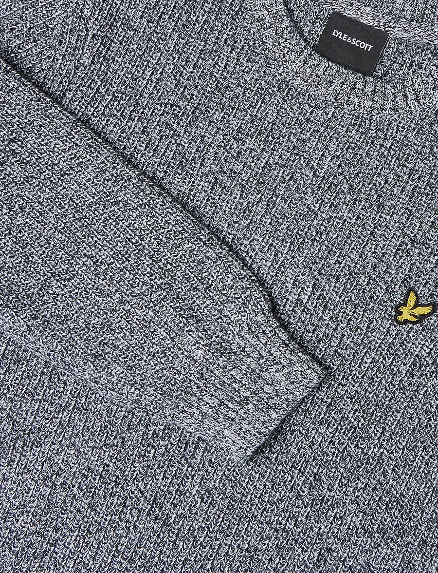 Lyle & Scott - Static Marl Crew Neck Jumper - rundhalsad - dark pepper marl - 2