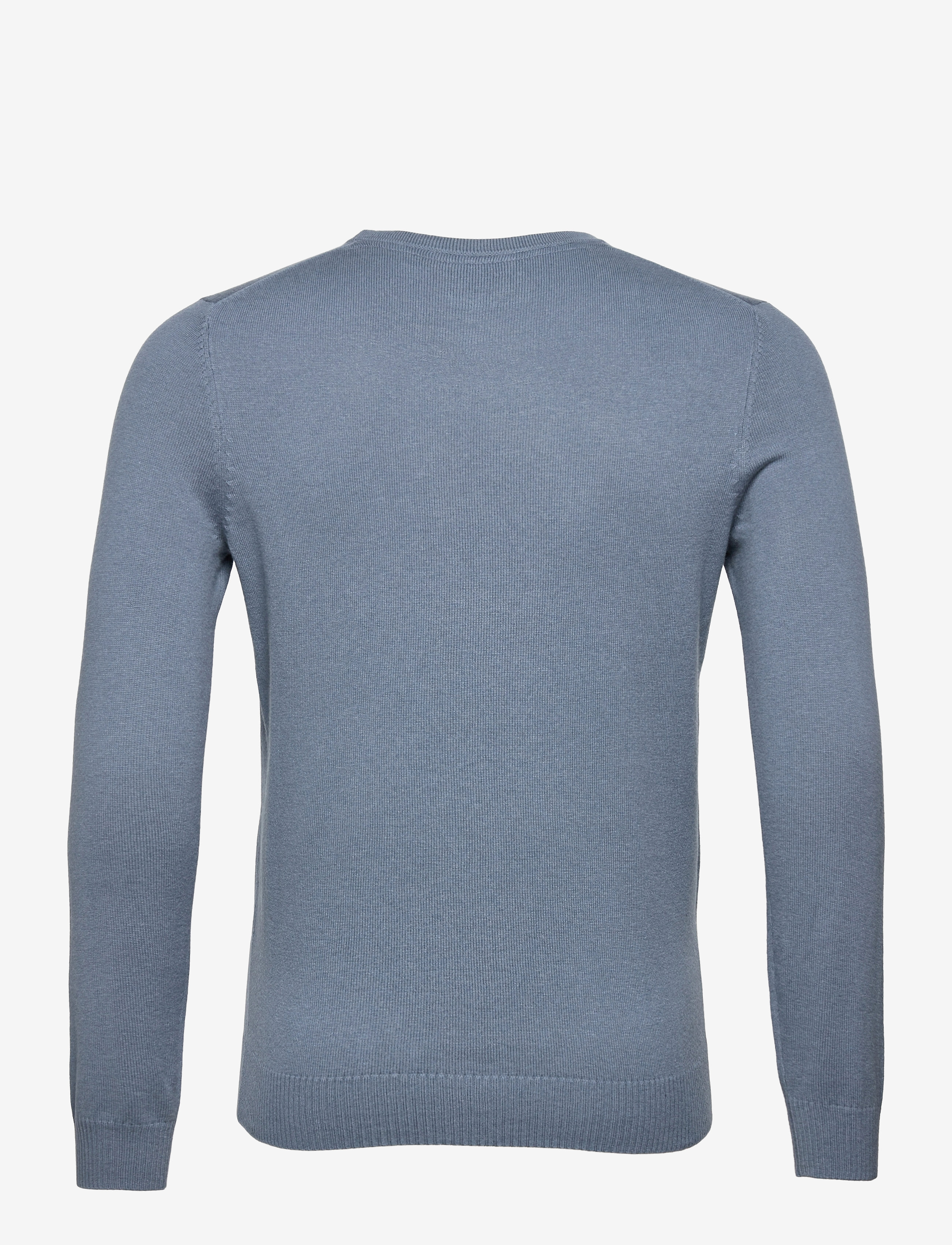 Lyle & Scott - Cotton Merino Crew Jumper - slate blue - 1