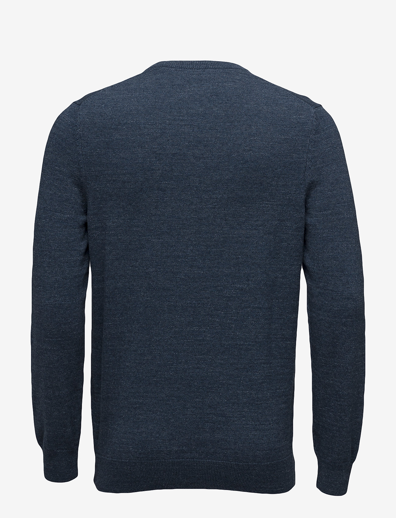 Lyle & Scott - Crew Neck Cotton Linen Jumper - dark navy marl - 2