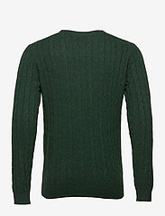 Lyle & Scott - Cable Jumper - basic knitwear - dark green marl - 1