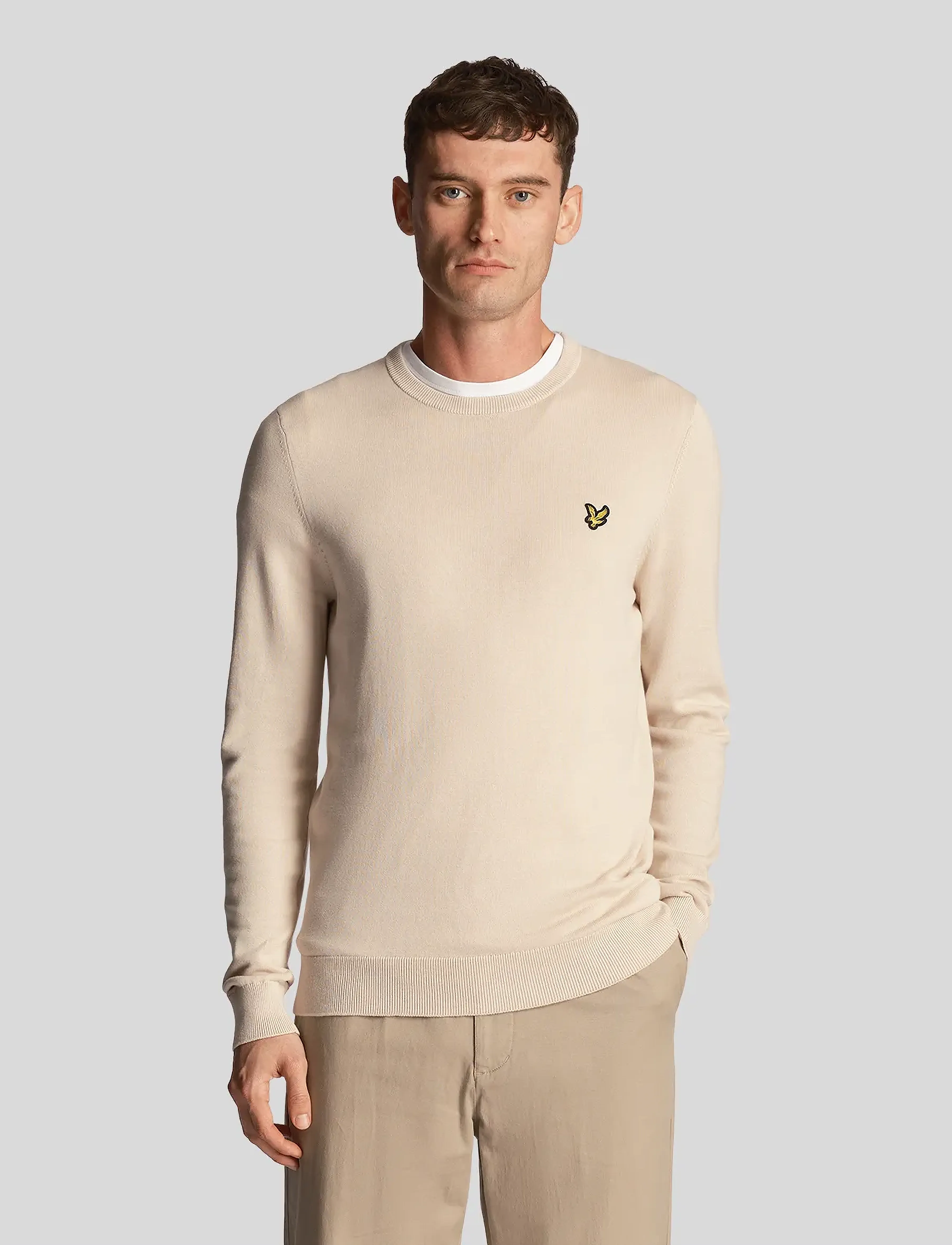 Lyle & Scott - Cotton Crew Neck Jumper - w870 cove - 0