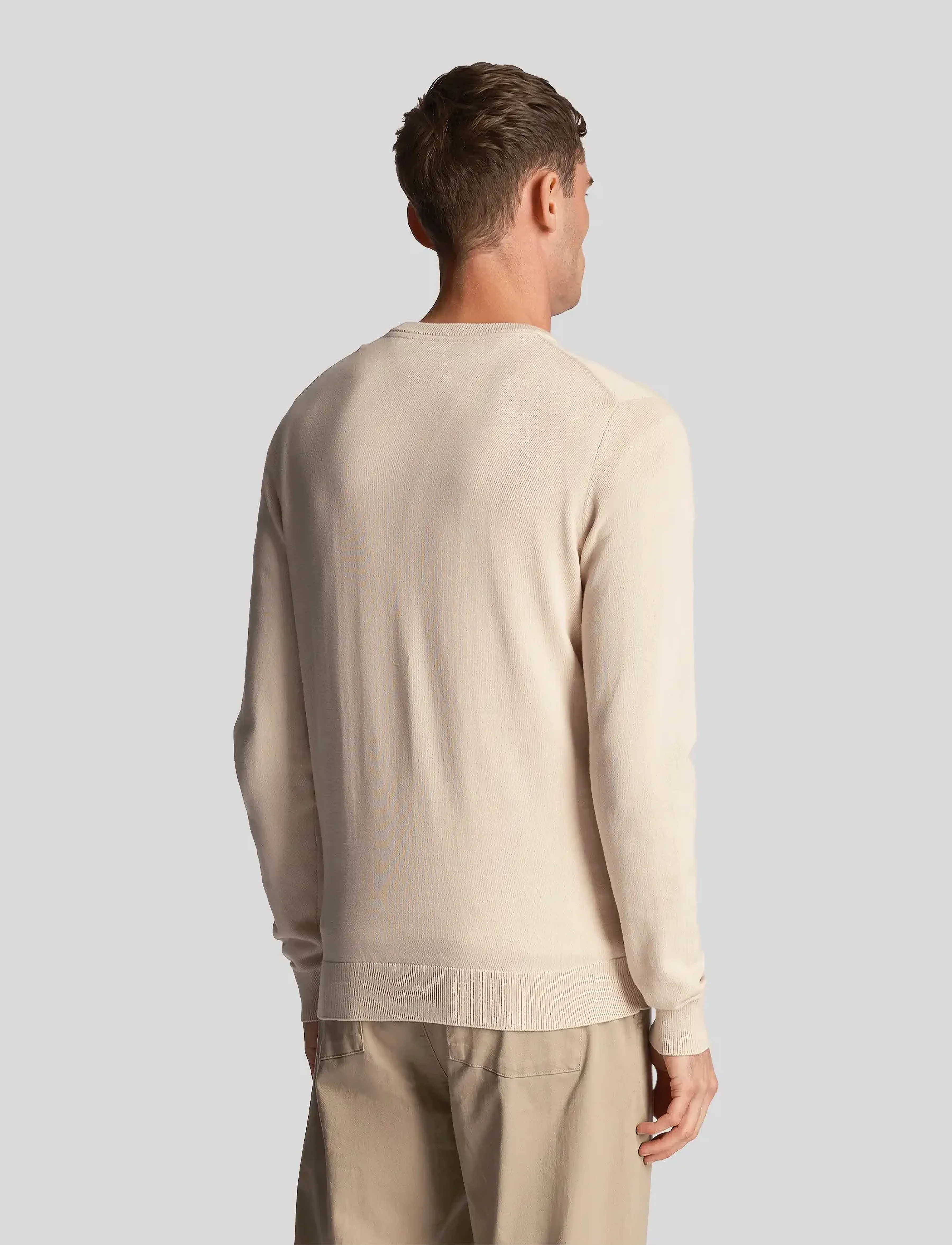 Lyle & Scott - Cotton Crew Neck Jumper - w870 cove - 3