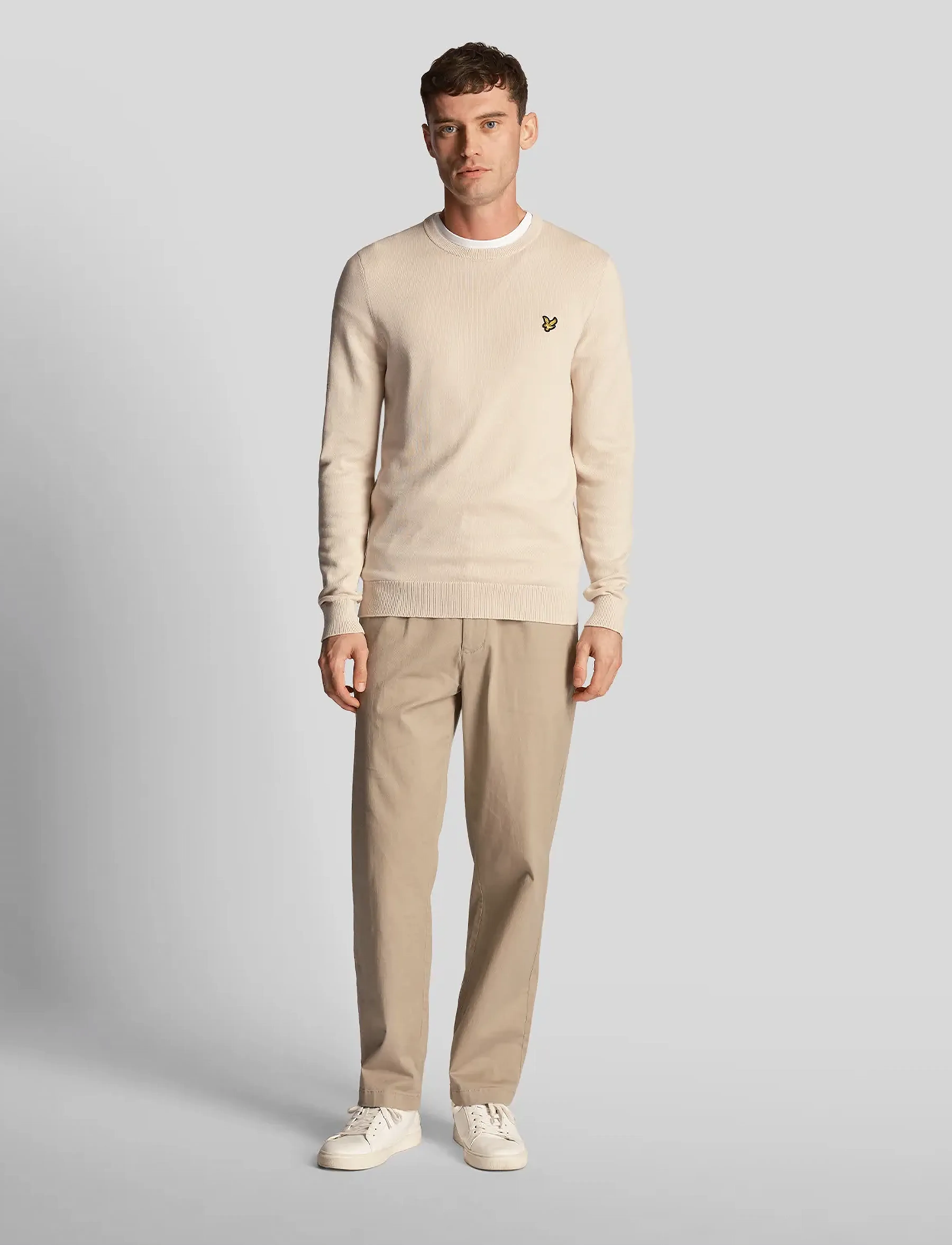 Lyle & Scott - Cotton Crew Neck Jumper - w870 cove - 4