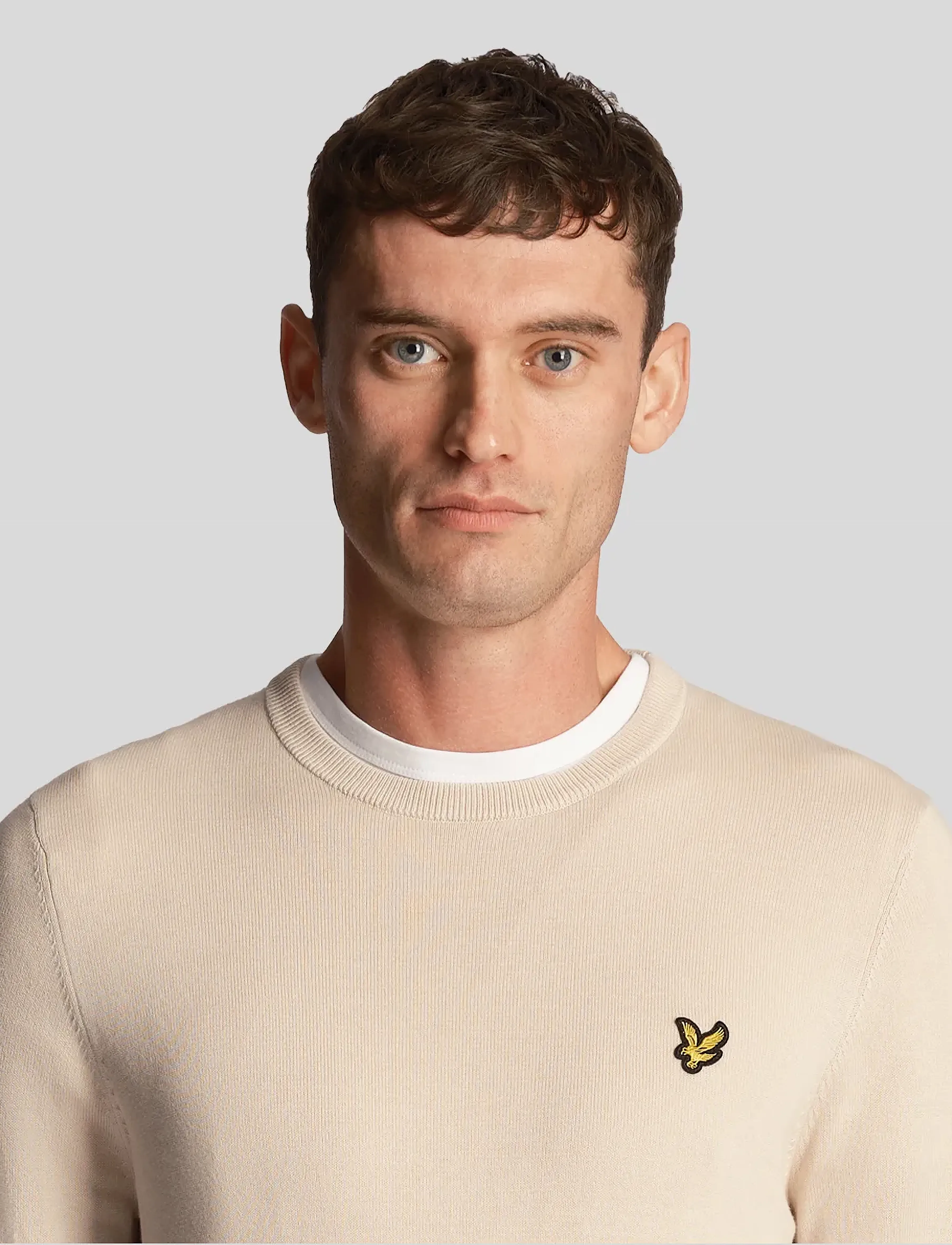 Lyle & Scott - Cotton Crew Neck Jumper - w870 cove - 5