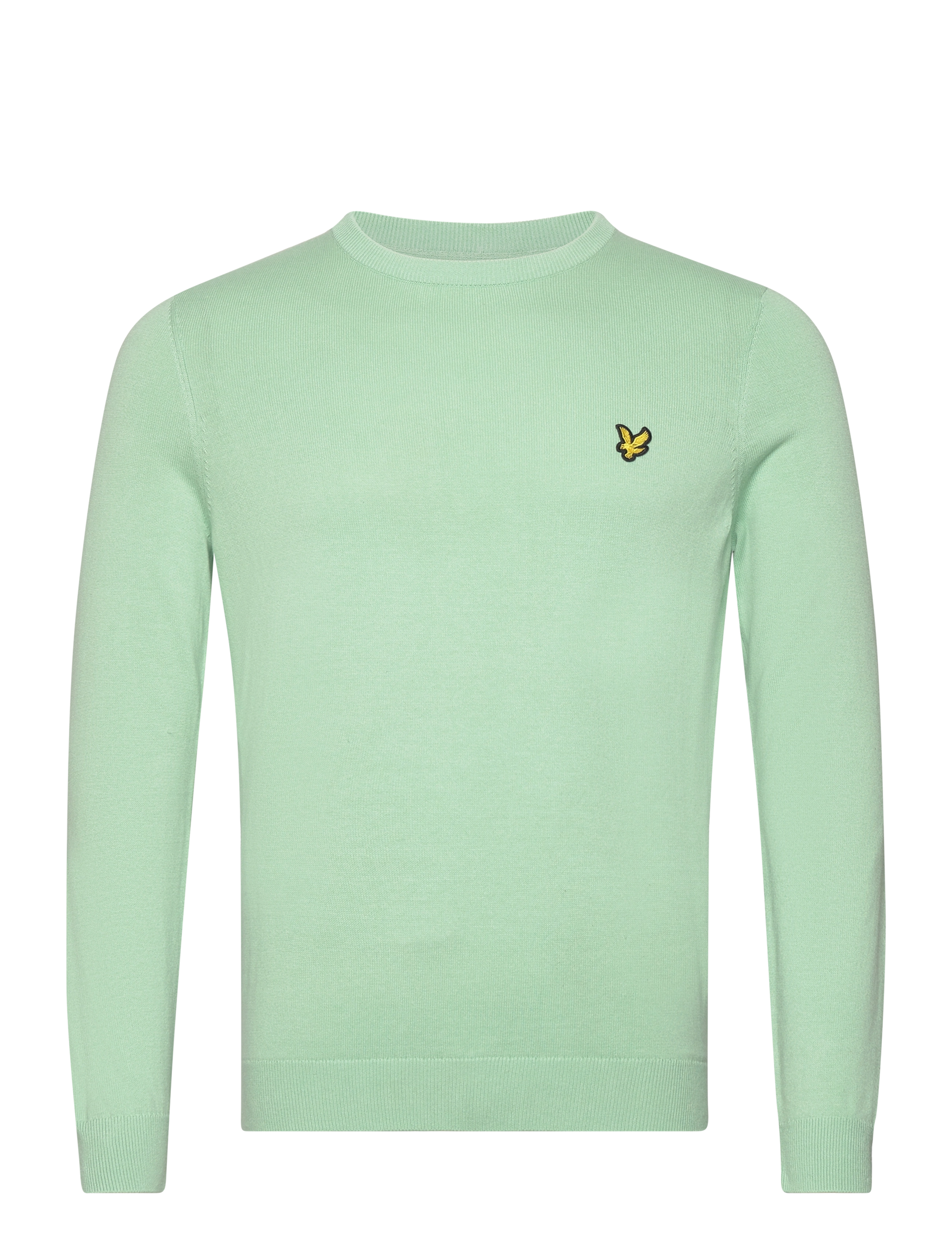Lyle & Scott - Cotton Crew Neck Jumper - w907 turquoise shadow - 1