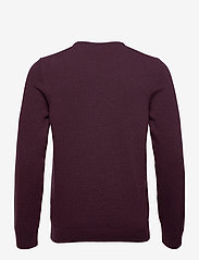 Lyle & Scott - Crew Neck Lambswool Blend Jumper - basic knitwear - burgundy marl - 1
