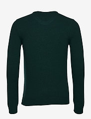 Lyle & Scott - Crew Neck Lambswool Blend Jumper - basic knitwear - dark green marl - 1