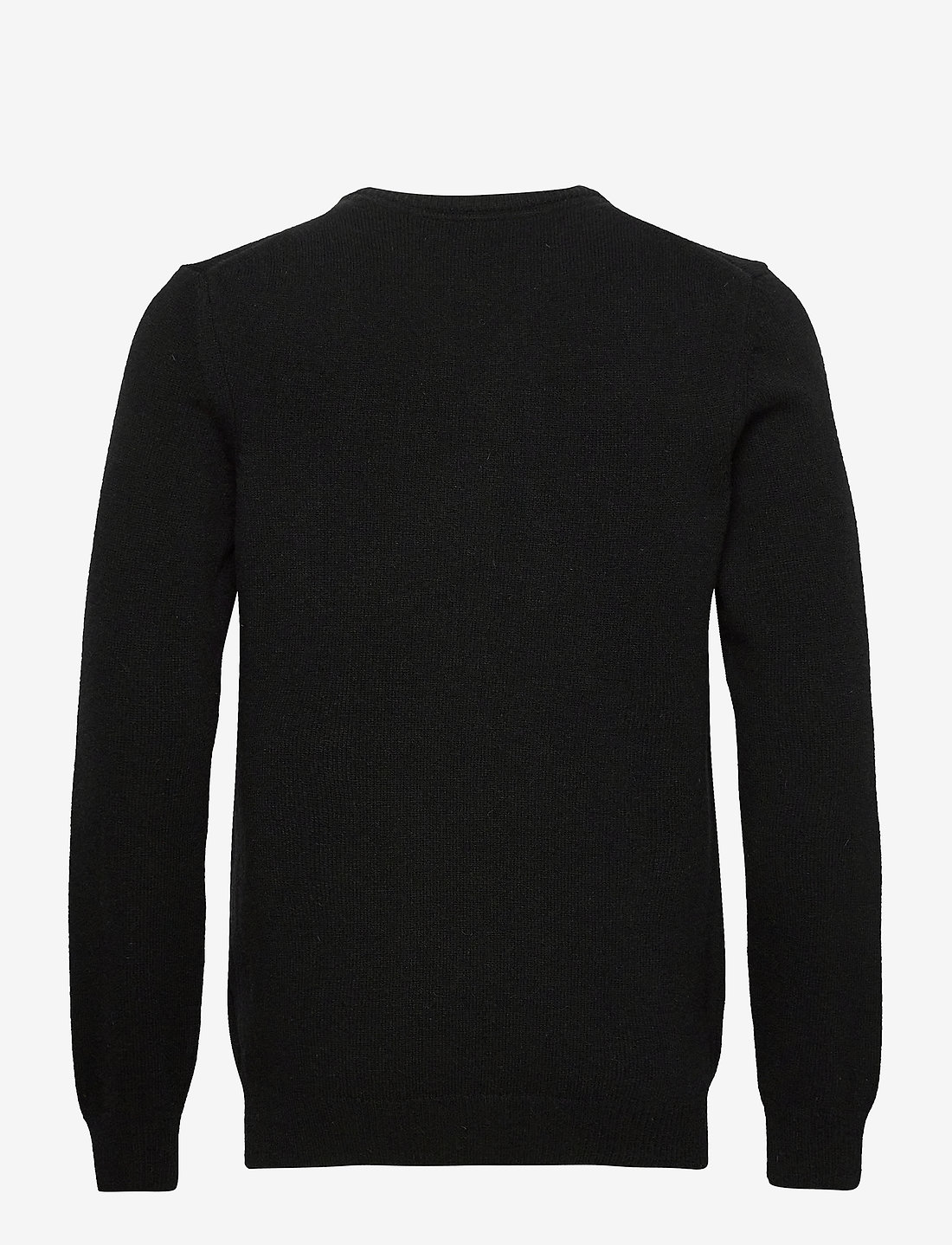 Lyle & Scott - Crew Neck Lambswool Blend Jumper - round necks - jet black marl - 2