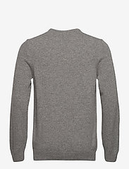 Lyle & Scott - Crew Neck Lambswool Blend Jumper - basic knitwear - mid grey marl - 1