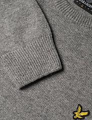 Lyle & Scott - Crew Neck Lambswool Blend Jumper - basic knitwear - mid grey marl - 6