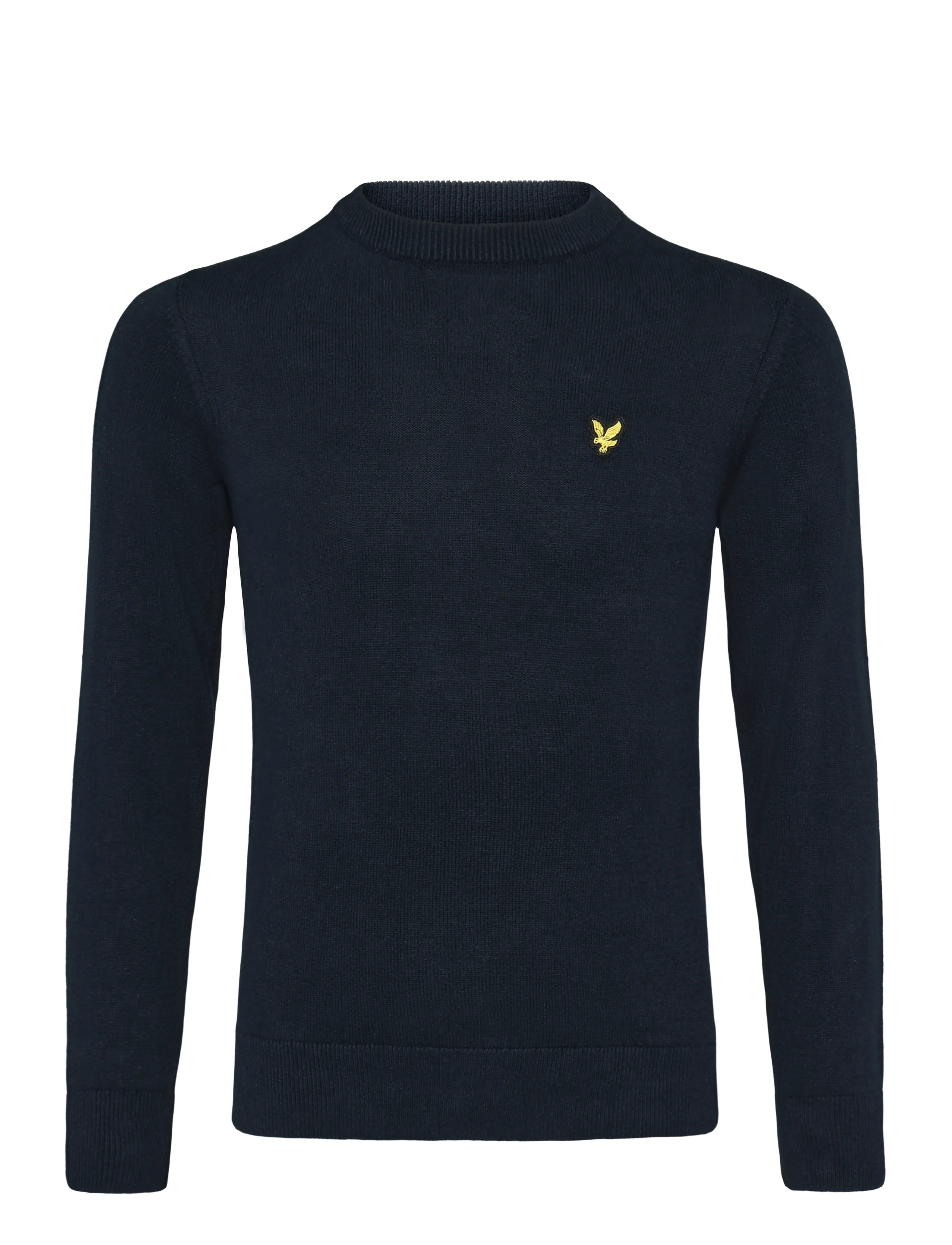 Lyle & Scott Cotton Crew Neck Jumper - Topid - DARK NAVY / navy