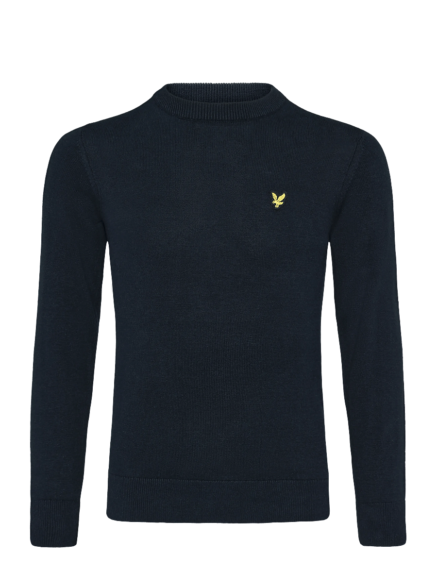 Lyle & Scott - Cotton Crew Neck Jumper - pullover - dark navy - 1