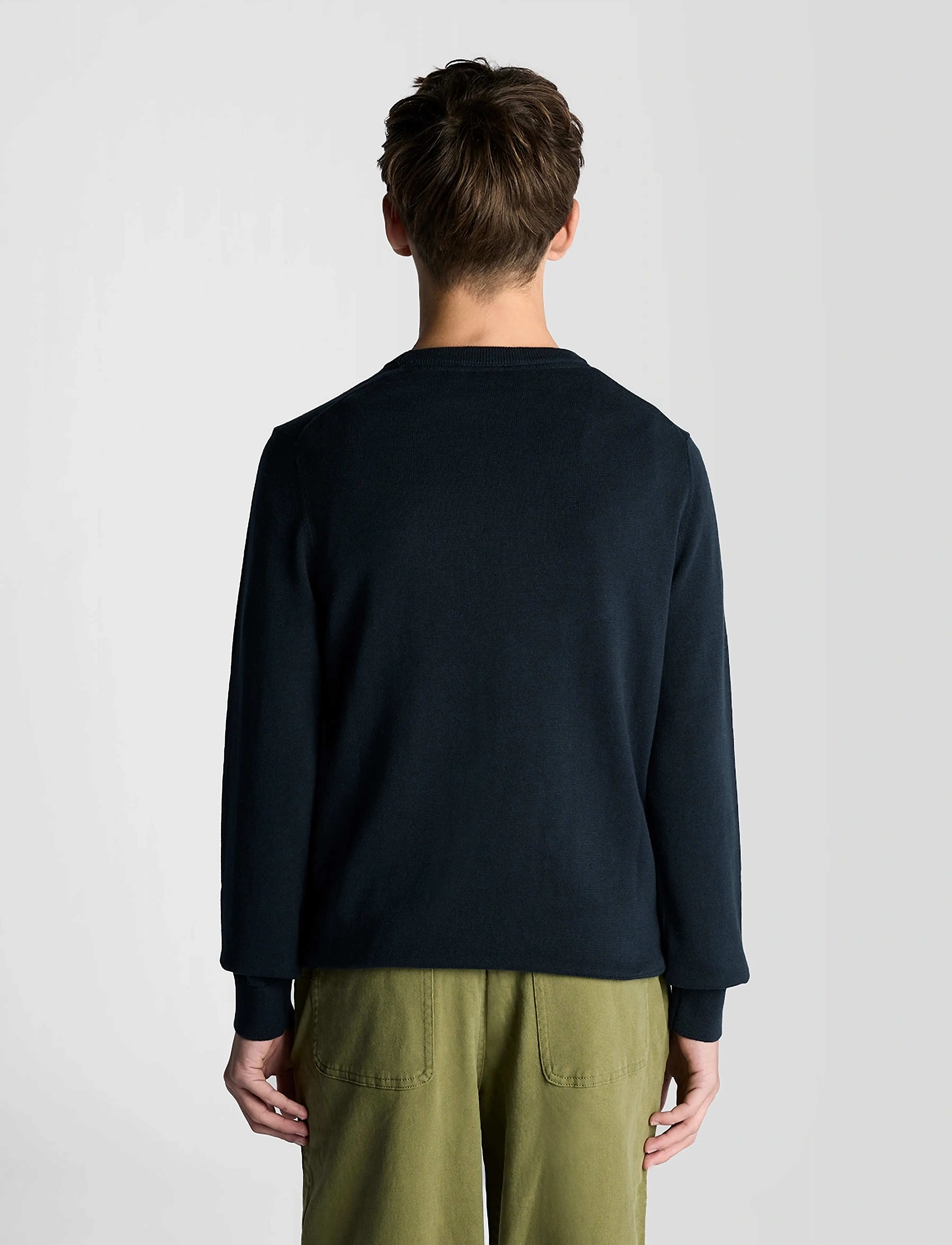 Lyle & Scott - Cotton Crew Neck Jumper - pullover - dark navy - 2