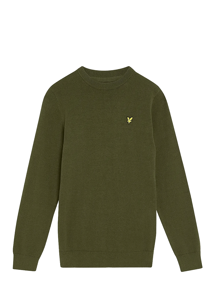 Lyle & Scott - Cotton Crew Neck Jumper - deep depths - 1