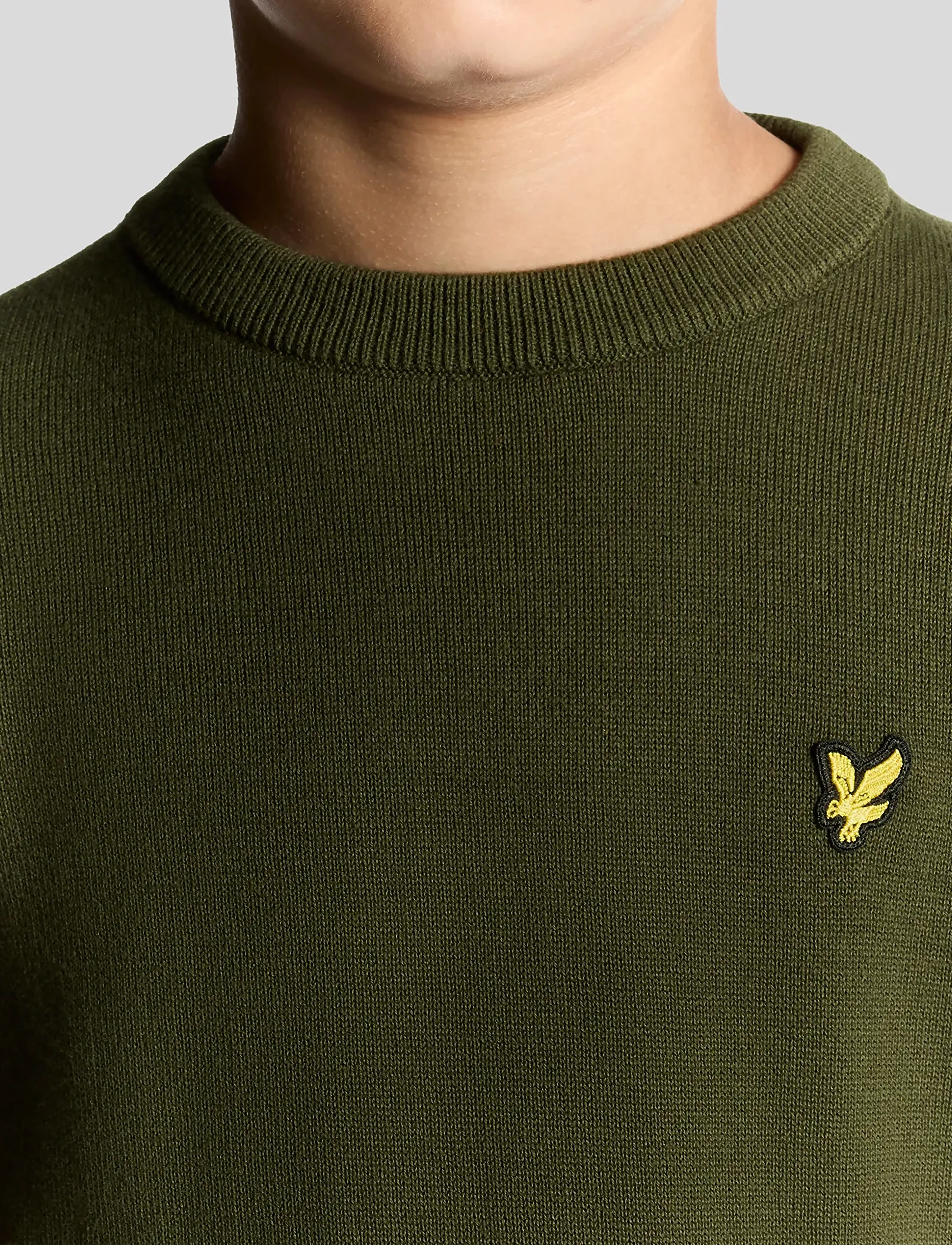 Lyle & Scott - Cotton Crew Neck Jumper - deep depths - 4