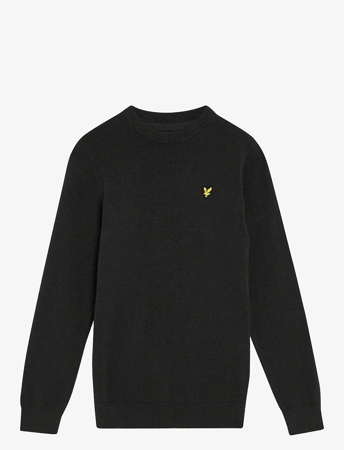 Lyle & Scott - Cotton Crew Neck Jumper - jet black - 0