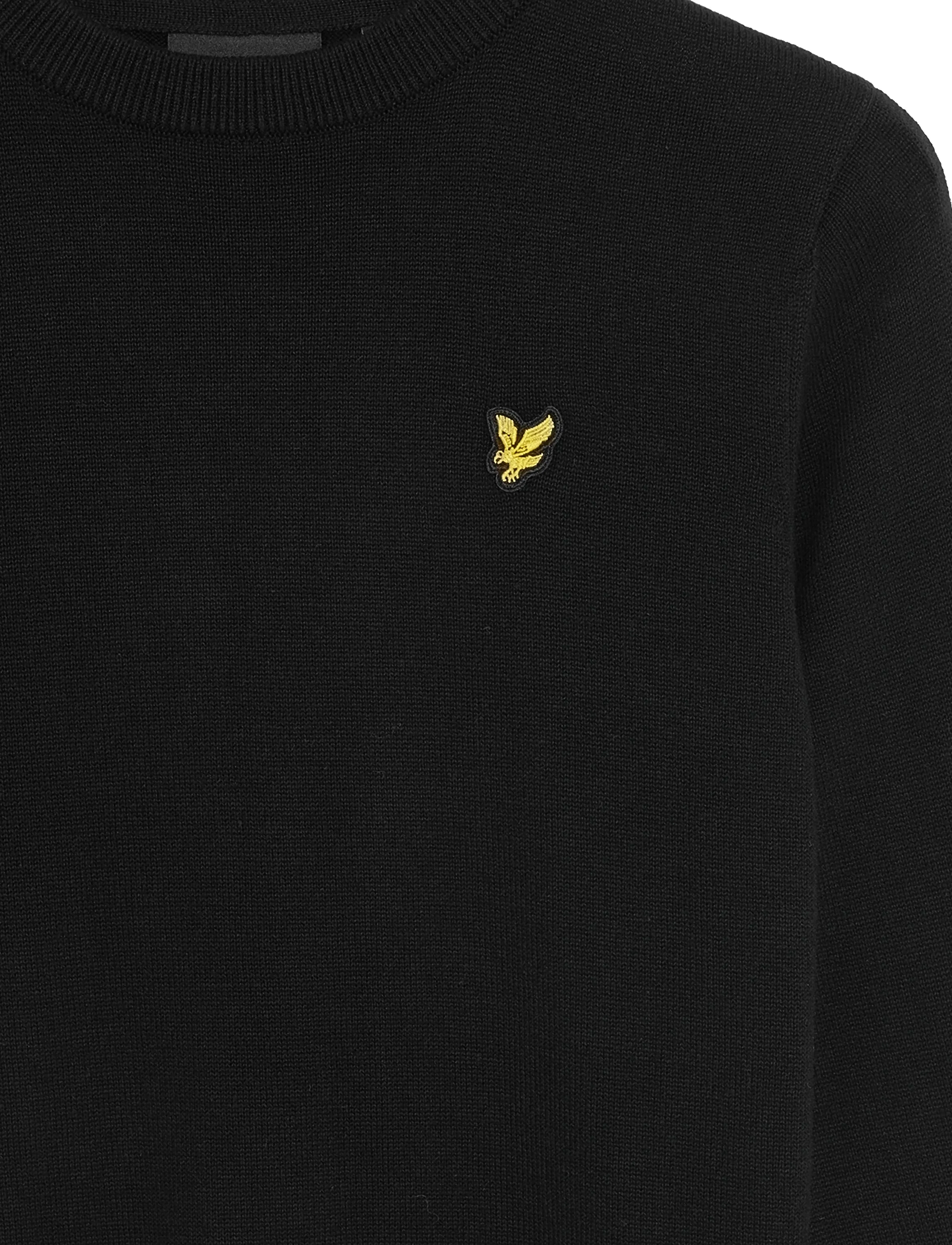 Lyle & Scott - Cotton Crew Neck Jumper - jet black - 2