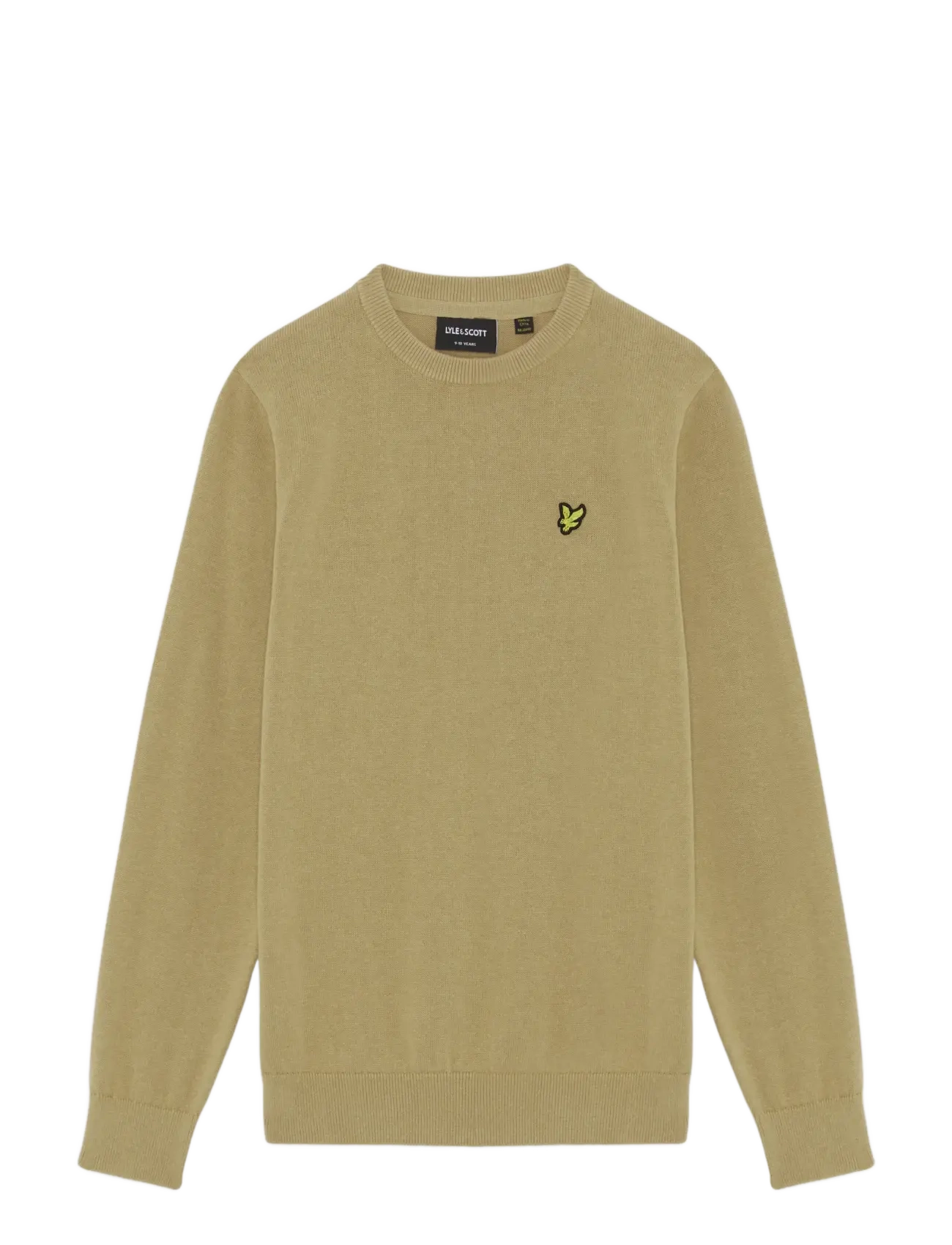 Lyle & Scott Cotton Crew Neck Jumper - Nach Größe einkaufen - SAND STORM / beige