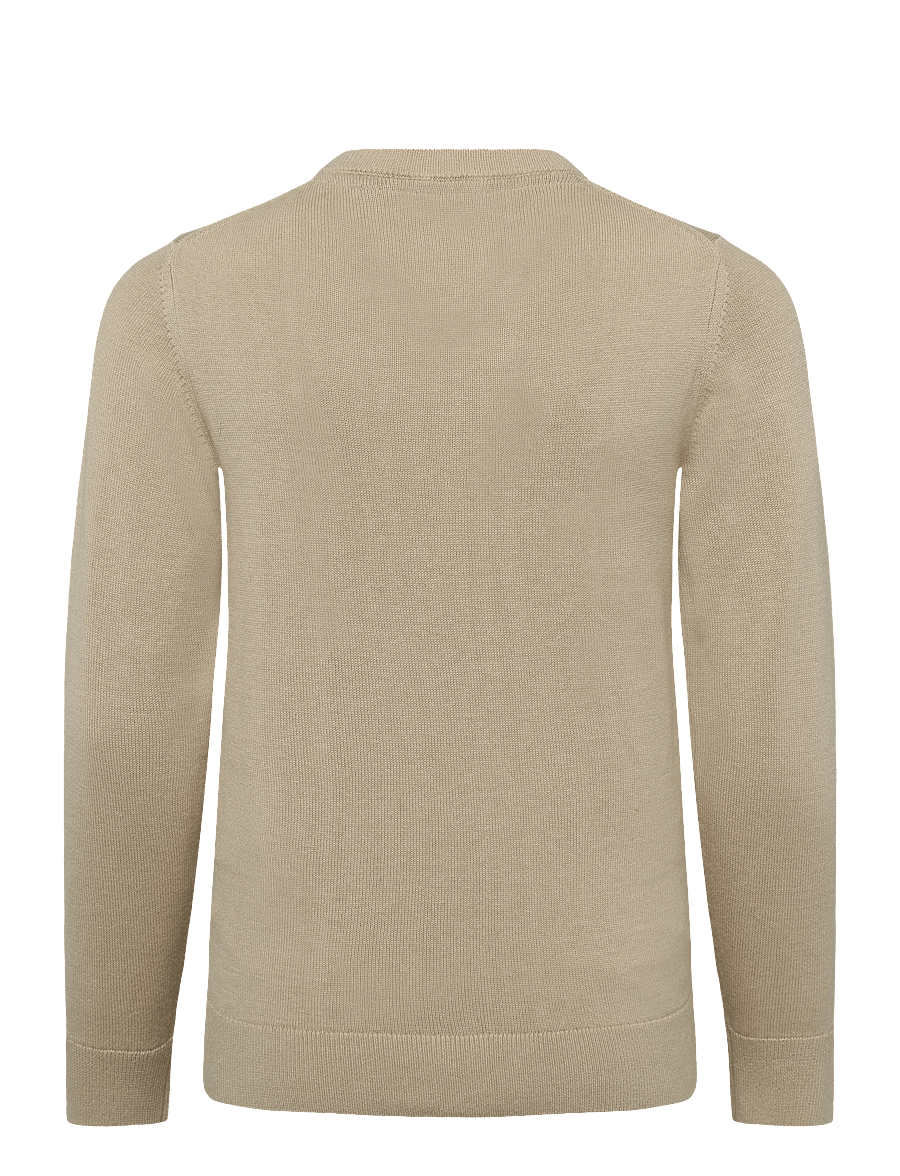 Lyle & Scott - Cotton Crew Neck Jumper - pullover - sand storm - 1