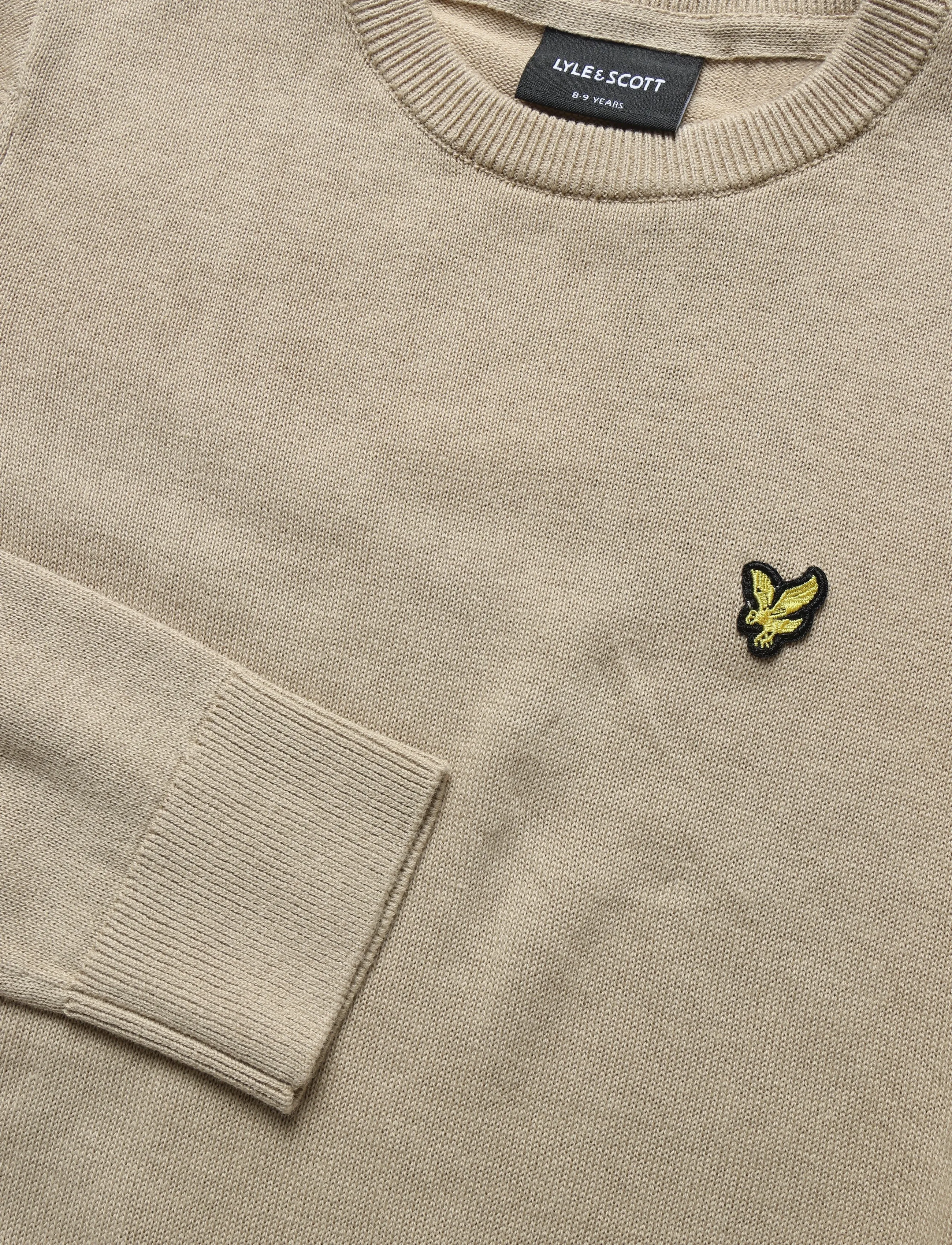 Lyle & Scott - Cotton Crew Neck Jumper - pullover - sand storm - 2