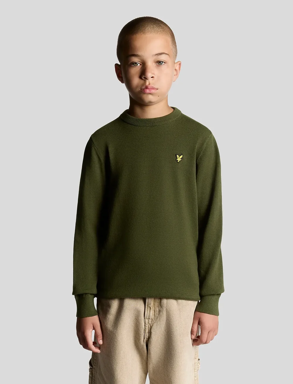 Lyle & Scott - Cotton Crew Neck Jumper - gensere - x848 deep depths - 0