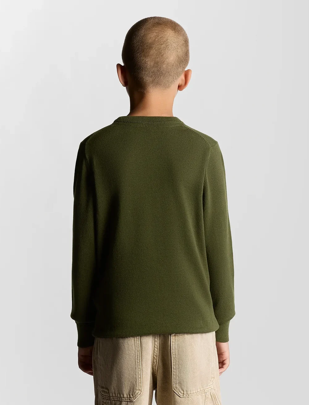 Lyle & Scott - Cotton Crew Neck Jumper - gensere - x848 deep depths - 2