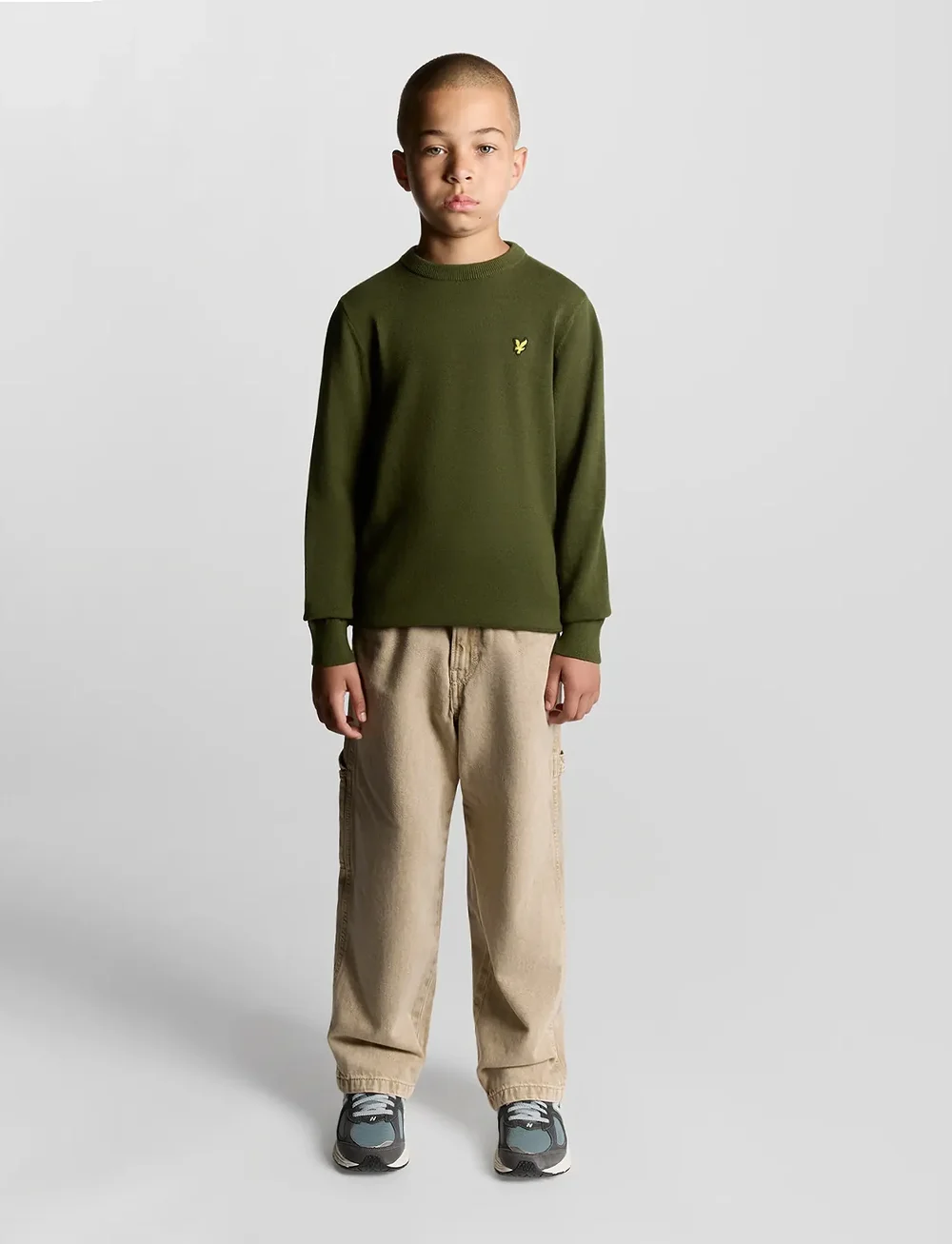 Lyle & Scott - Cotton Crew Neck Jumper - gensere - x848 deep depths - 3
