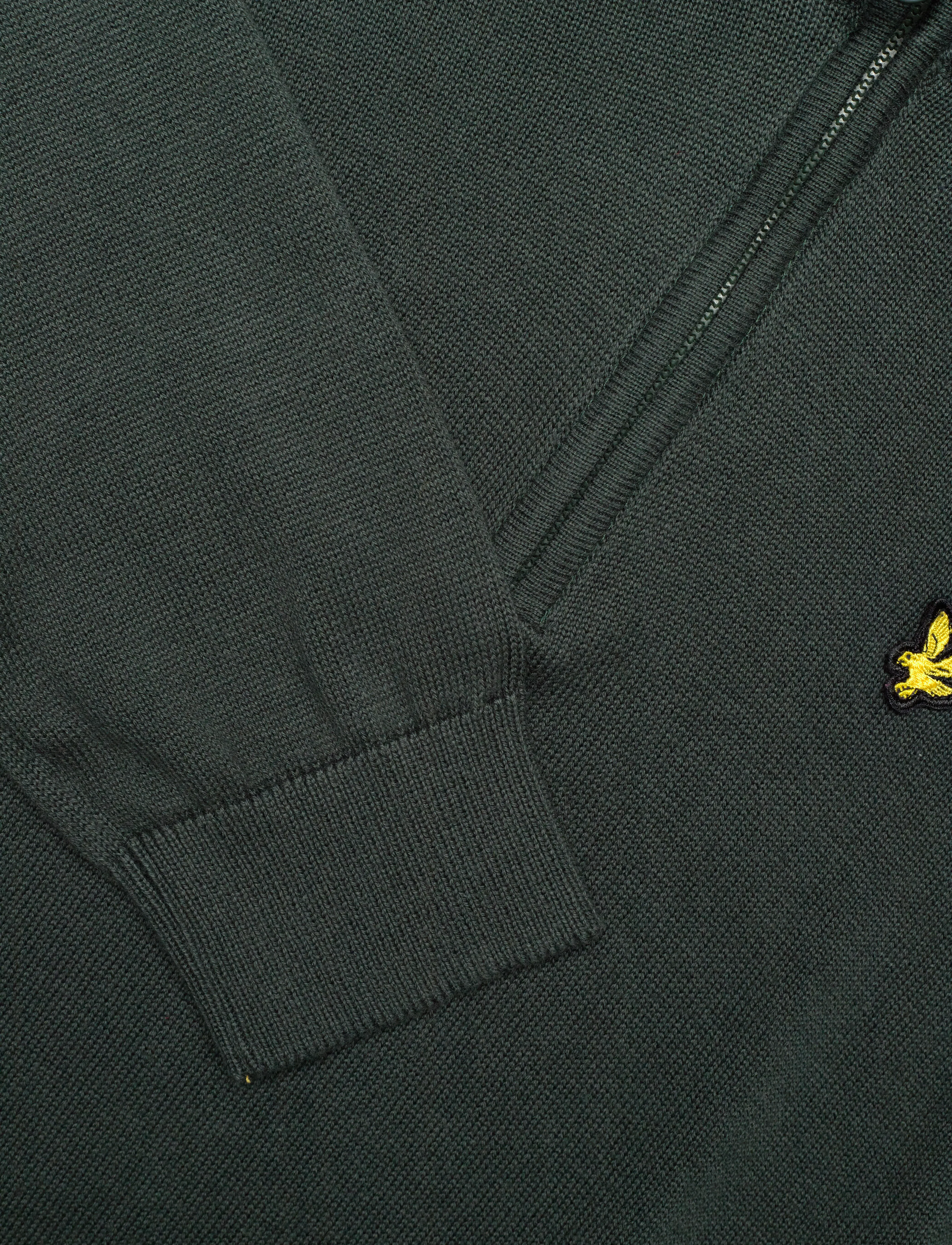 Lyle & Scott - 1/4 Zip Jumper - argyle teal - 2