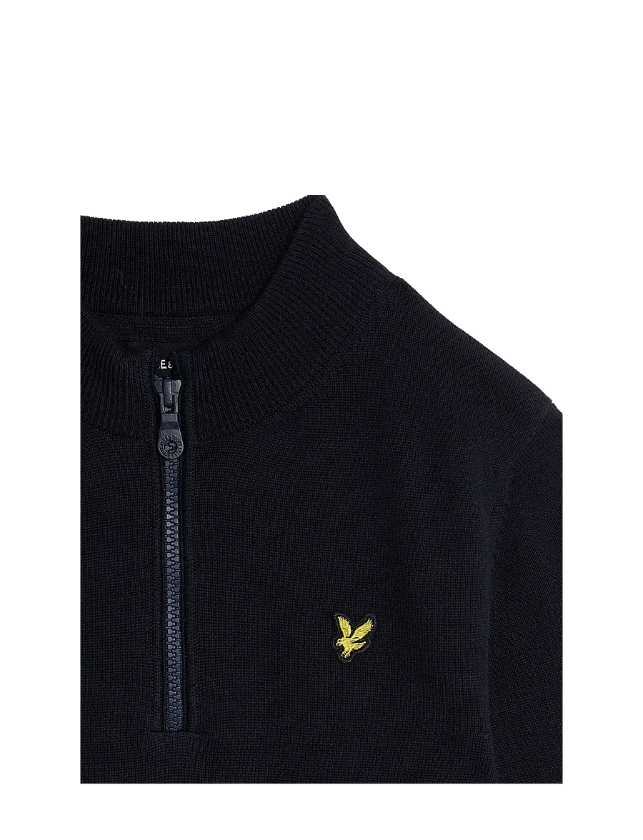 Lyle & Scott - 1/4 Zip Jumper - trøjer - dark navy - 3