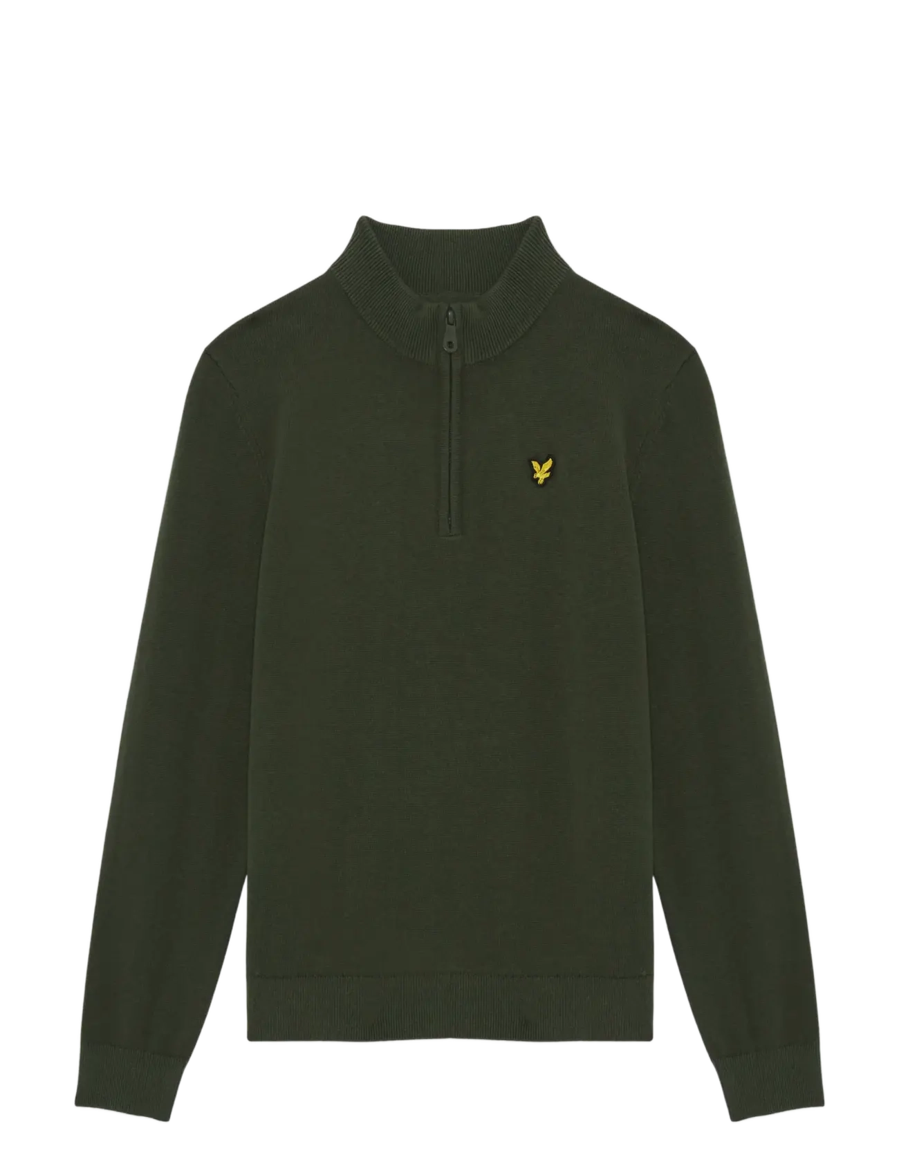 Lyle & Scott 1/4 Zip Jumper - Kleidung - DEEP DEPTHS / khaki/green