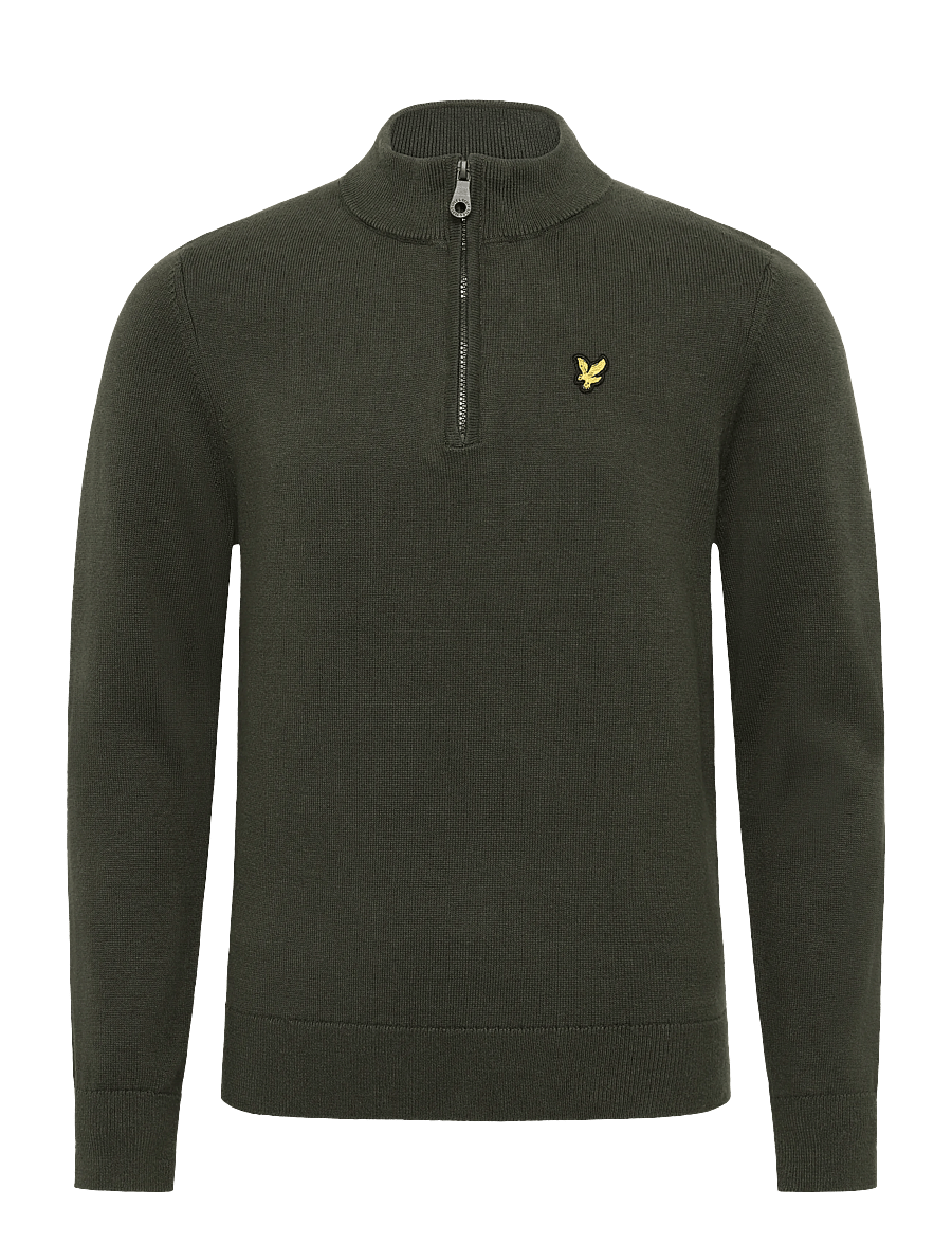Lyle & Scott - 1/4 Zip Jumper - stickade tröjor - deep depths - 1