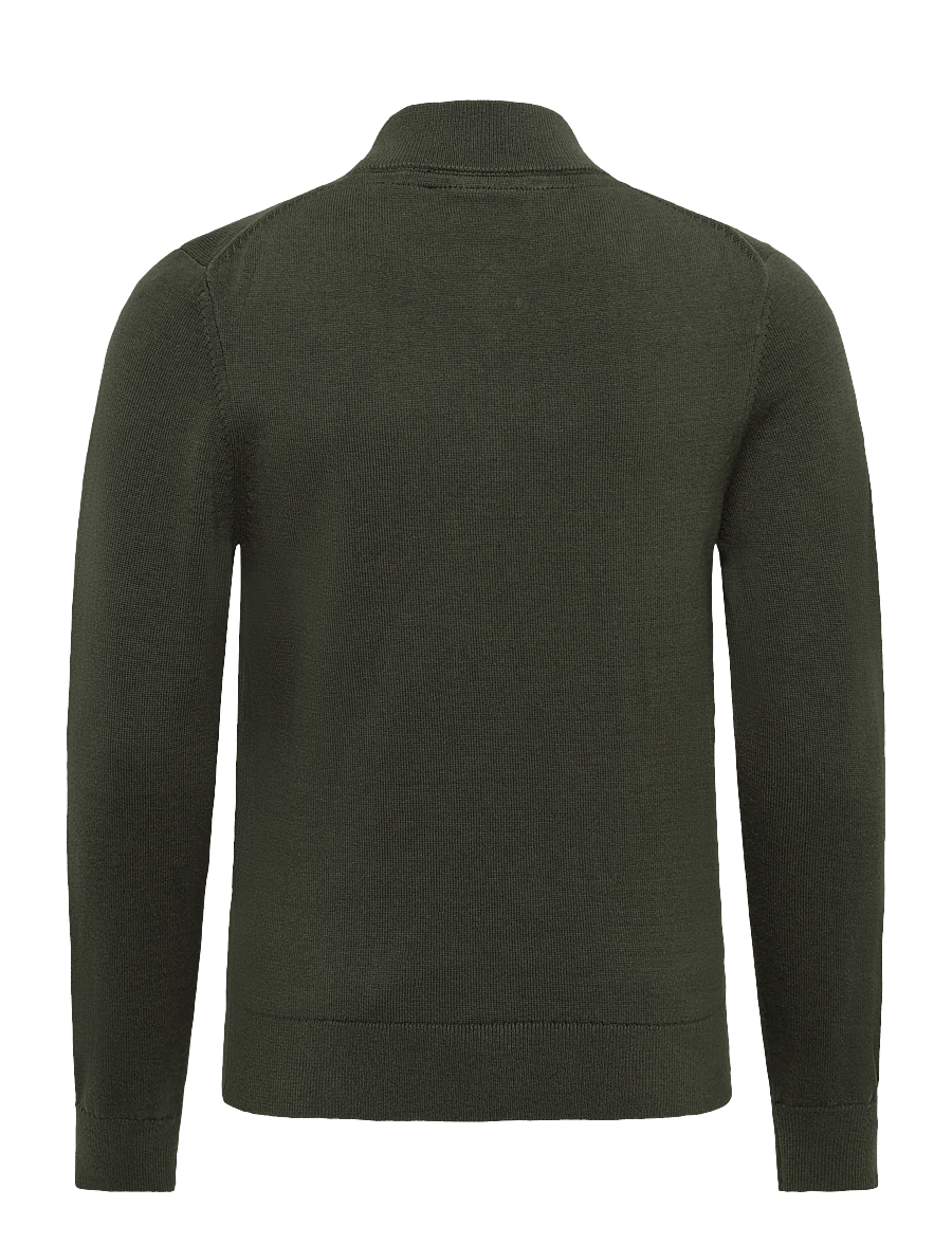 Lyle & Scott - 1/4 Zip Jumper - stickade tröjor - deep depths - 2