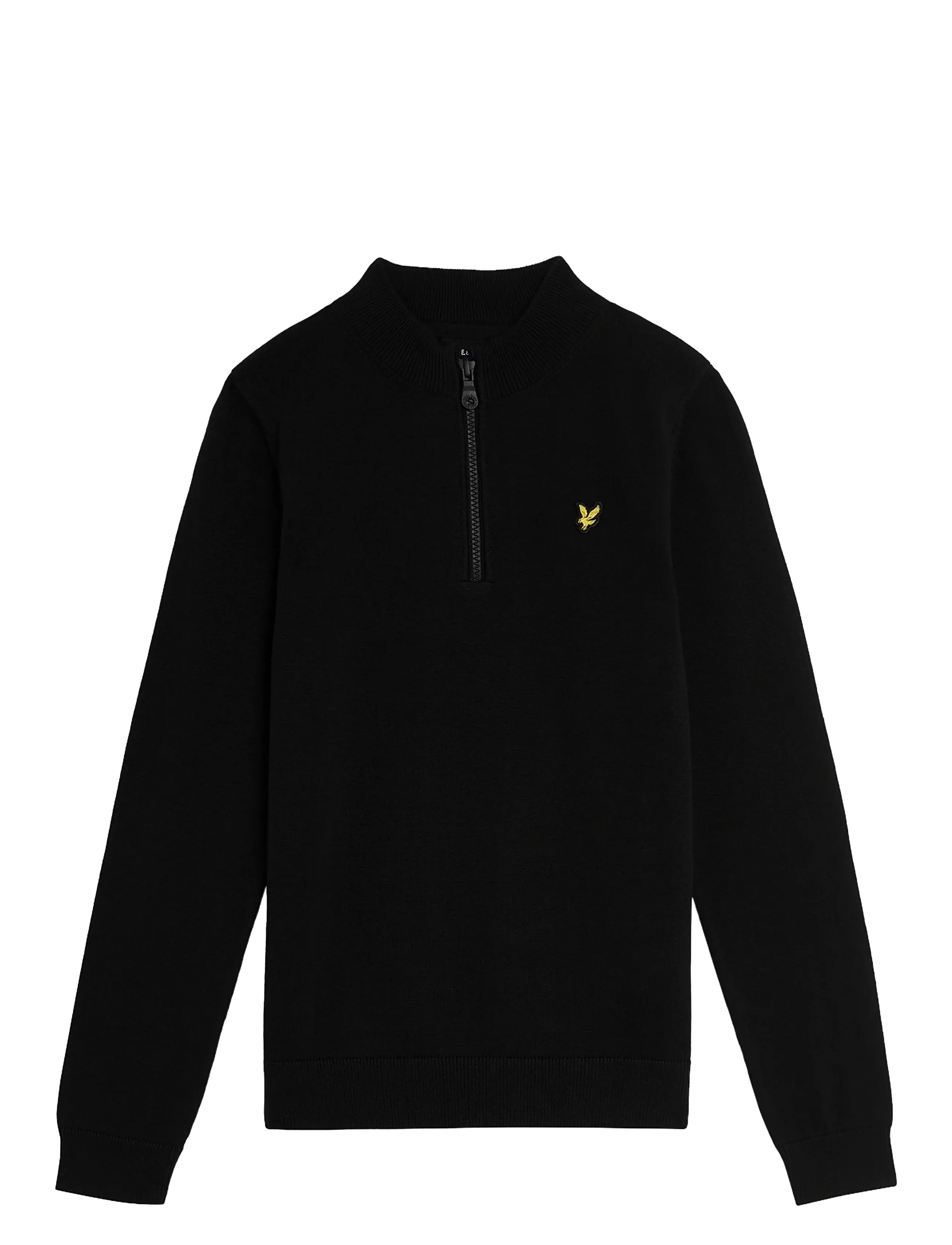 Lyle & Scott 1/4 Zip Jumper - Nach Größe einkaufen - JET BLACK / black