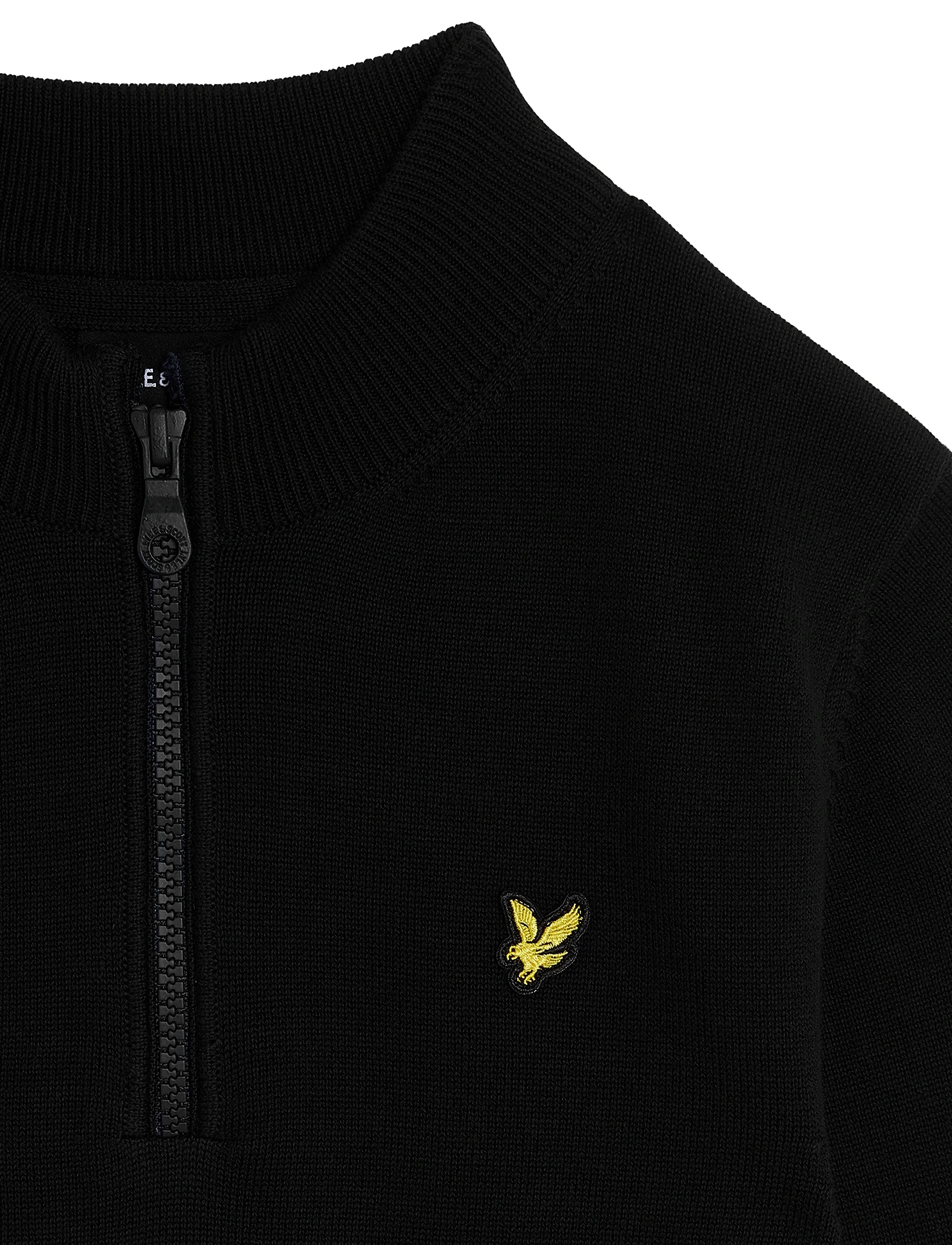 Lyle & Scott - 1/4 Zip Jumper - pullover - jet black - 3