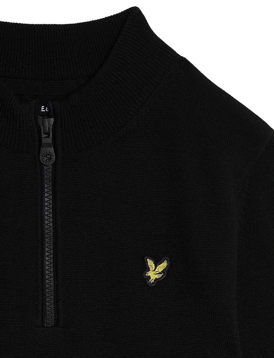 Lyle & Scott - 1/4 Zip Jumper - pullover - jet black - 3