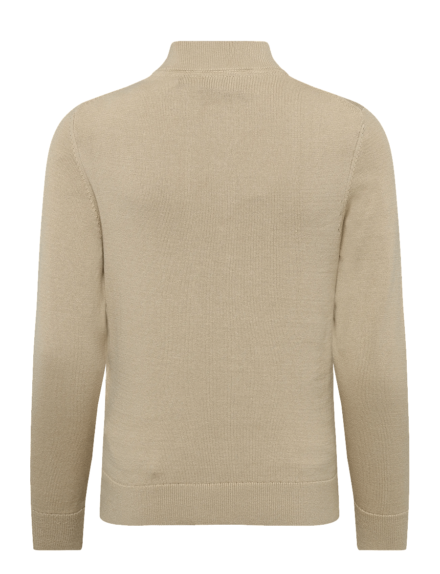 Lyle & Scott - 1/4 Zip Jumper - stickade tröjor - sand storm - 1