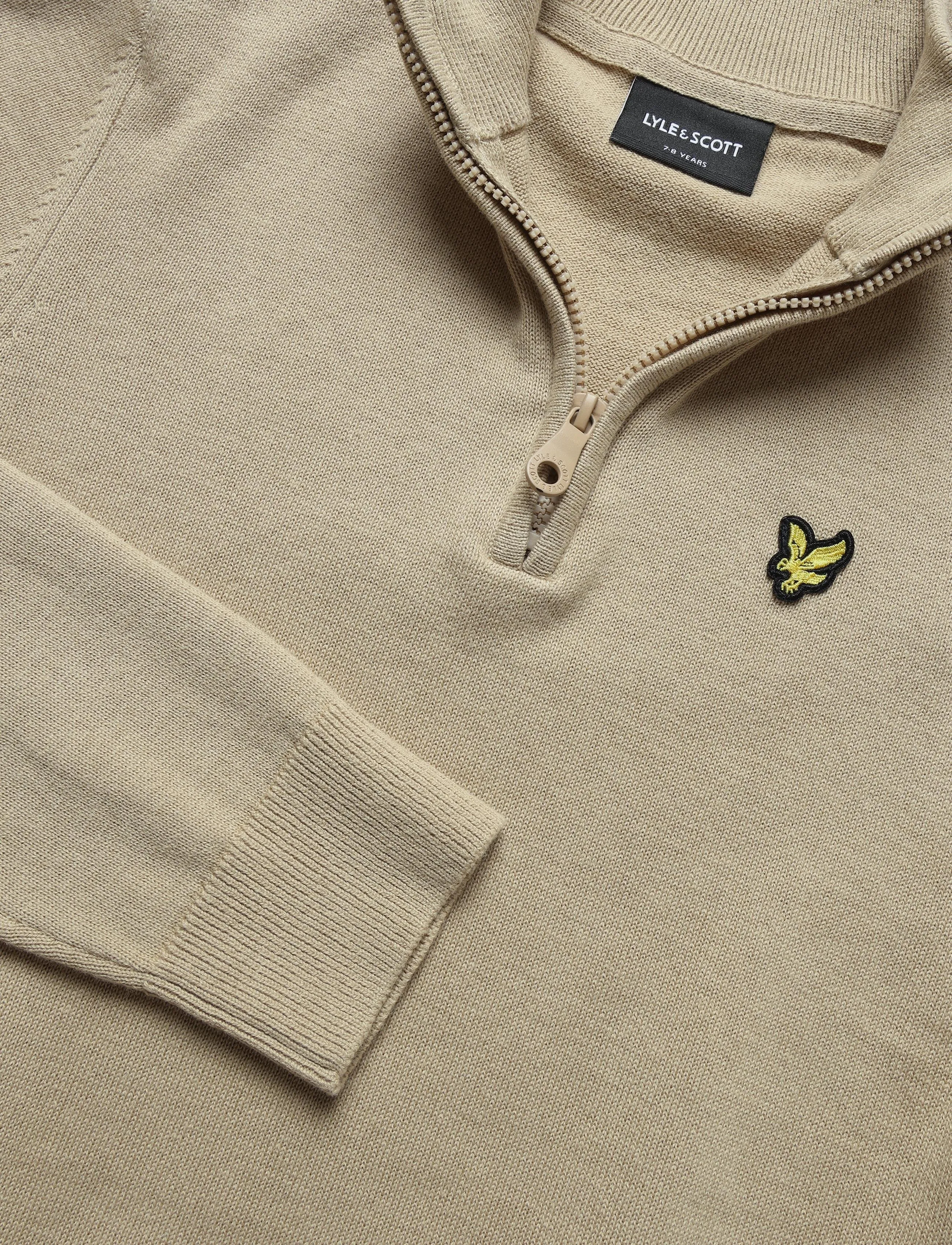 Lyle & Scott - 1/4 Zip Jumper - pullover - sand storm - 2