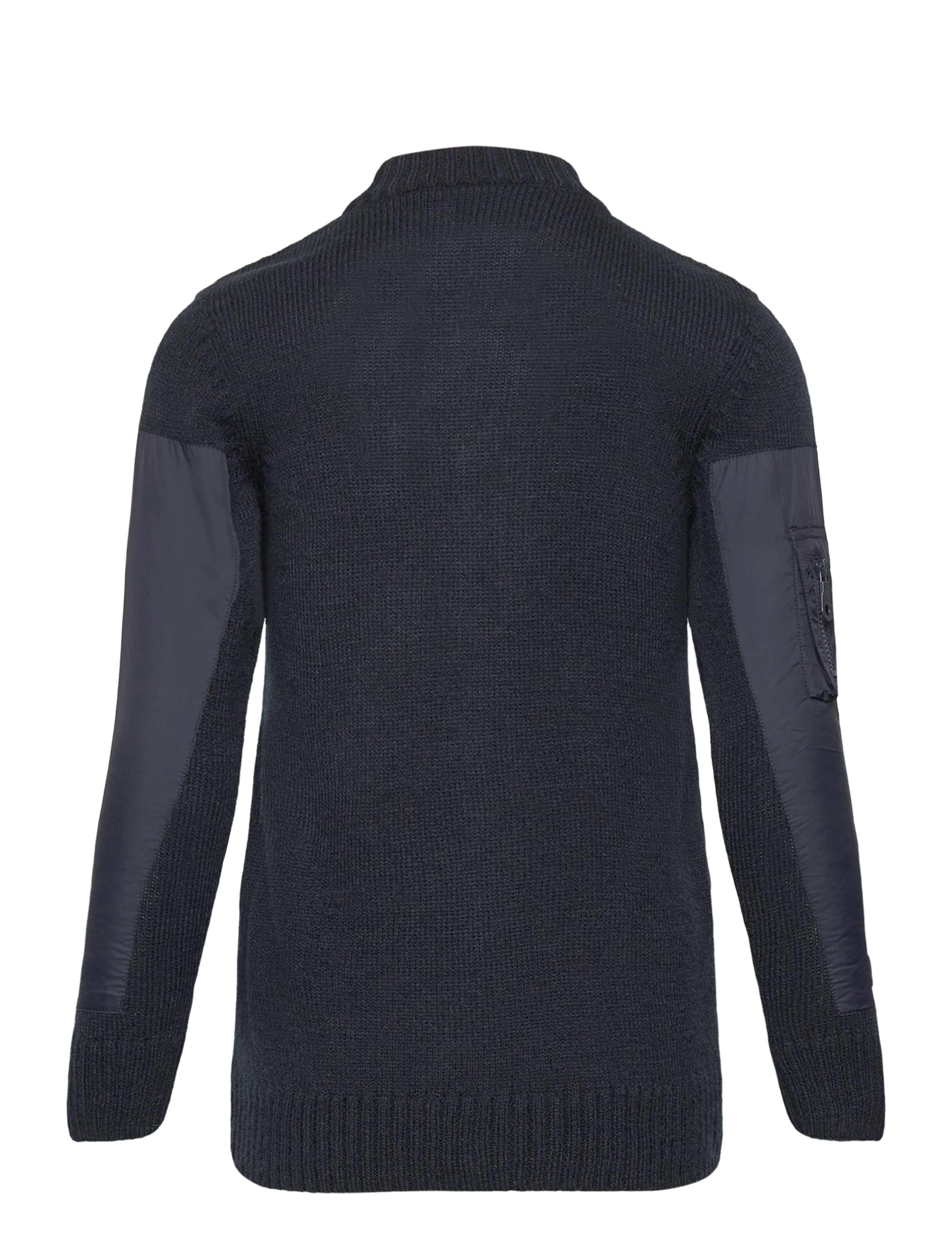 Lyle & Scott - Tonal Nylon Trim Cardigan - z271 dark navy - 1