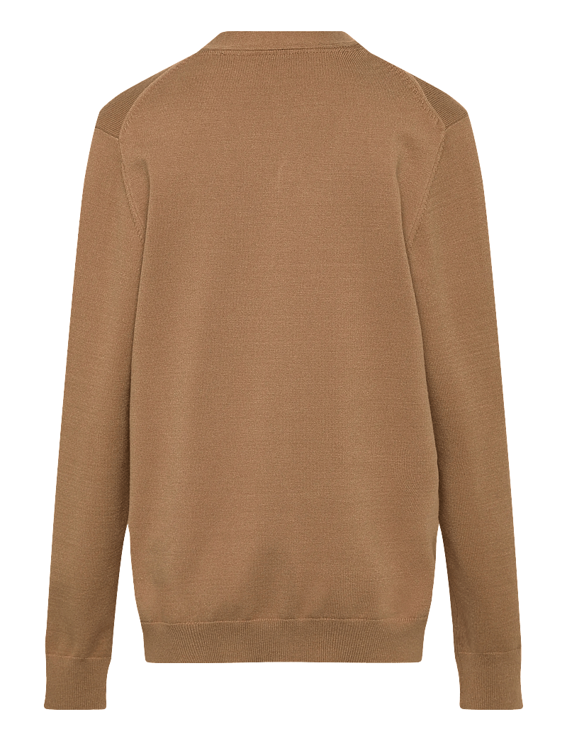 Lyle & Scott - L&S Monogram Button Through Cardigan - cardigans - x851 tigers eye - 1