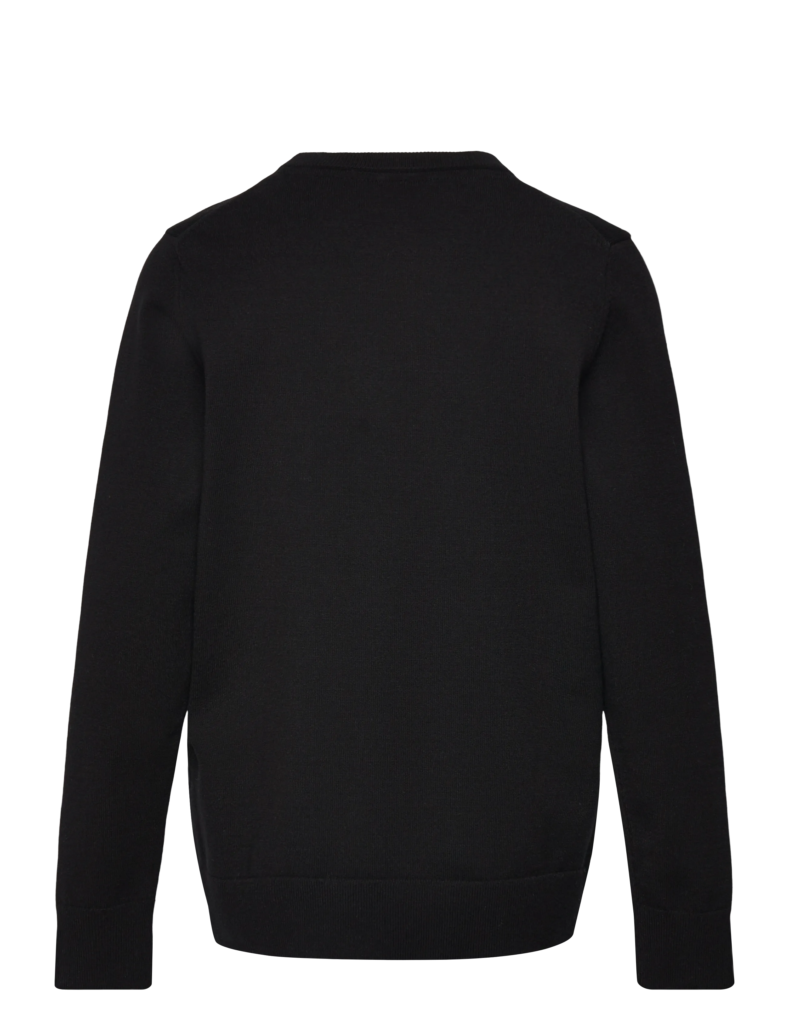 Lyle & Scott - L&S Monogram Crew Neck Jumper - pullover - z865 jet black - 1