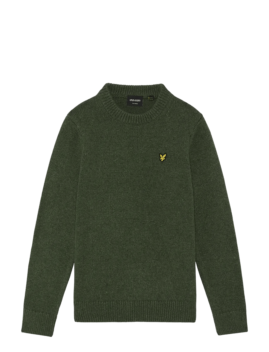 Lyle & Scott - Melange Crew Neck Jumper - džemprid - deep depths marl - 0