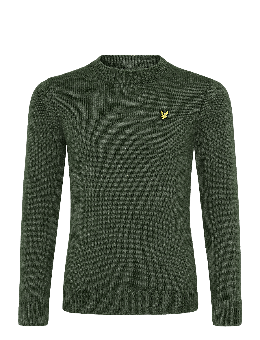 Lyle & Scott - Melange Crew Neck Jumper - pullover - deep depths marl - 0