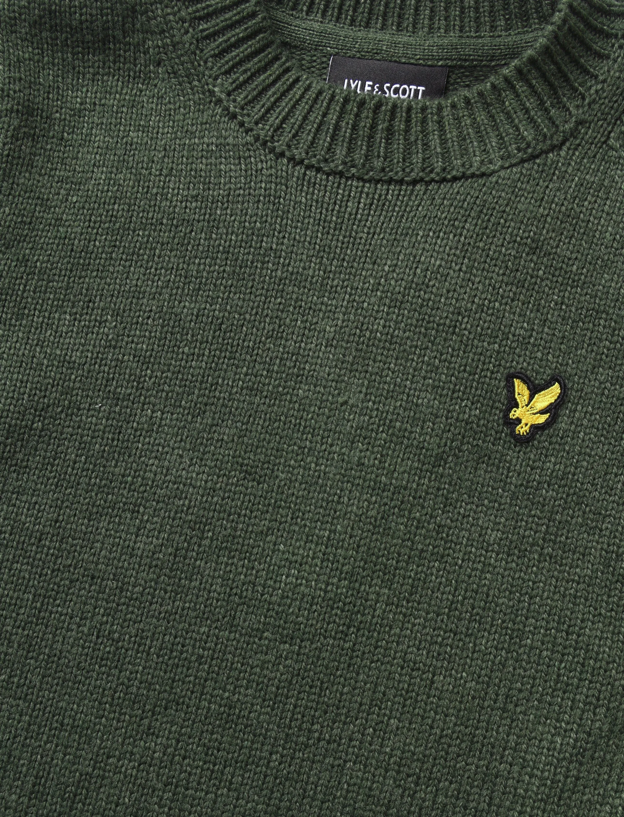 Lyle & Scott - Melange Crew Neck Jumper - pullover - deep depths marl - 2