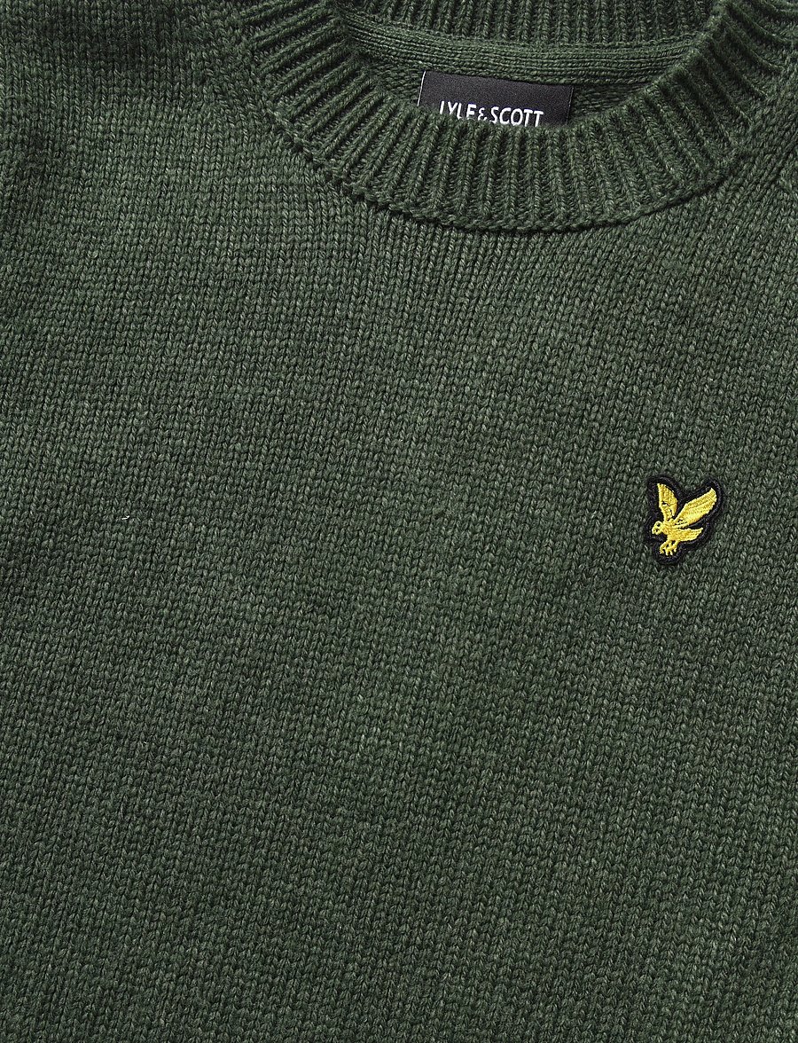 Lyle & Scott - Melange Crew Neck Jumper - pullover - deep depths marl - 2