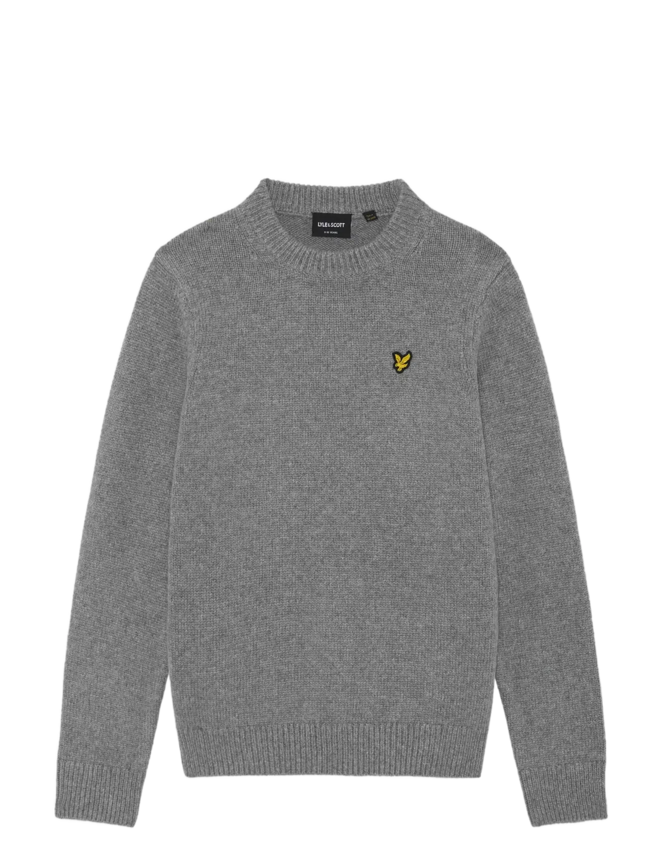 Lyle & Scott Melange Crew Neck Jumper - Kinderen  2-8 jaar - MID GREY MARL / grey
