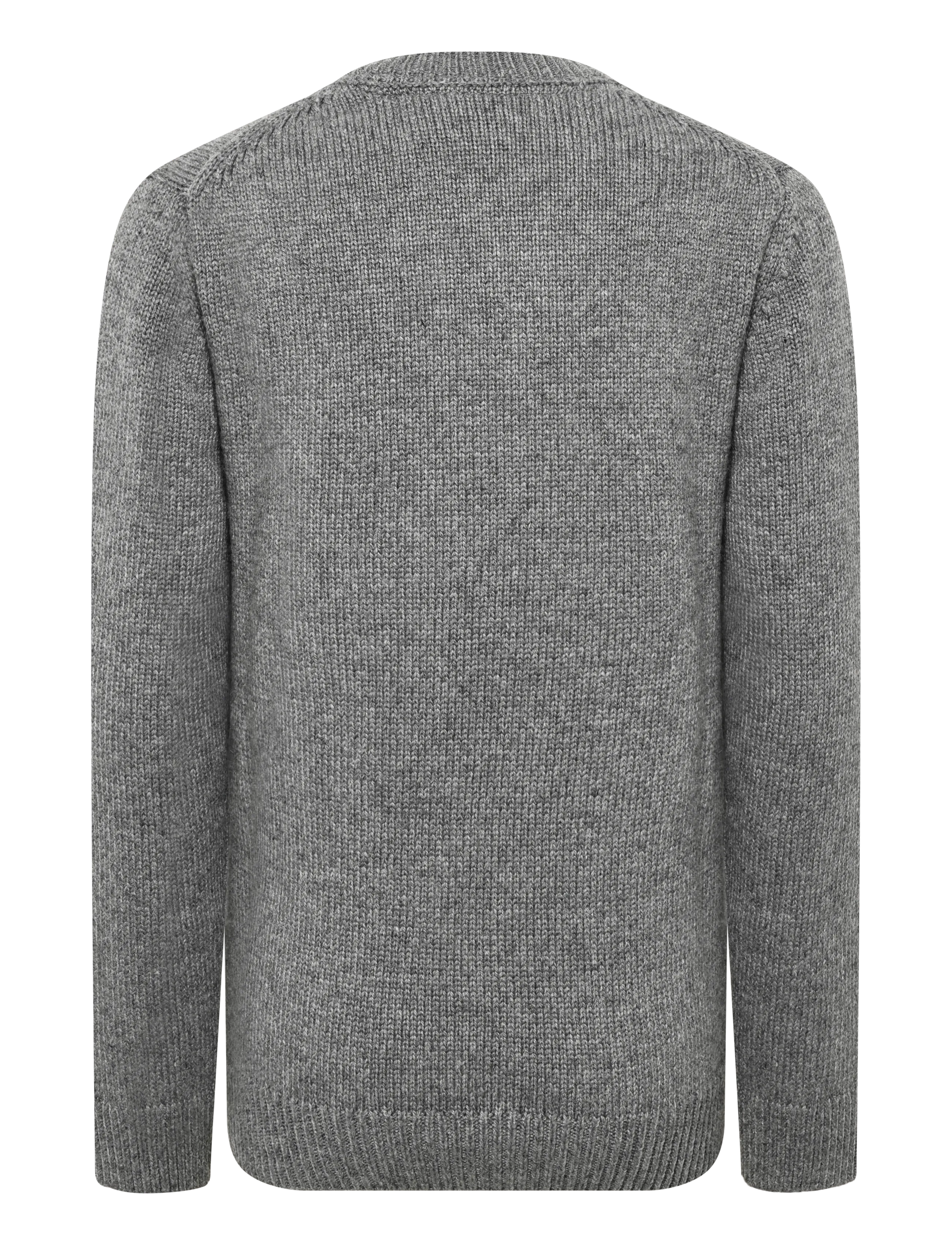 Lyle & Scott - Melange Crew Neck Jumper - strickmode - mid grey marl - 1